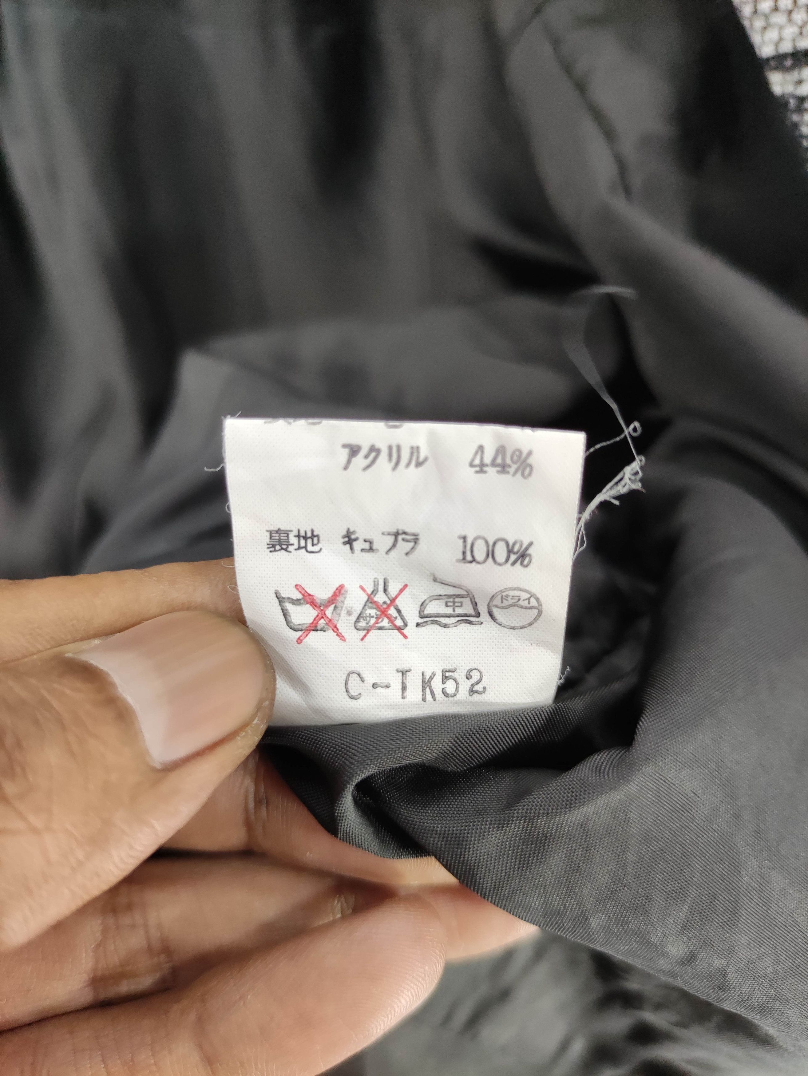 Japanese Brand Vintage Franca V. paoloni Wool Coat Jacket Size M / US 6-8 / IT 42-44 - 7 Thumbnail