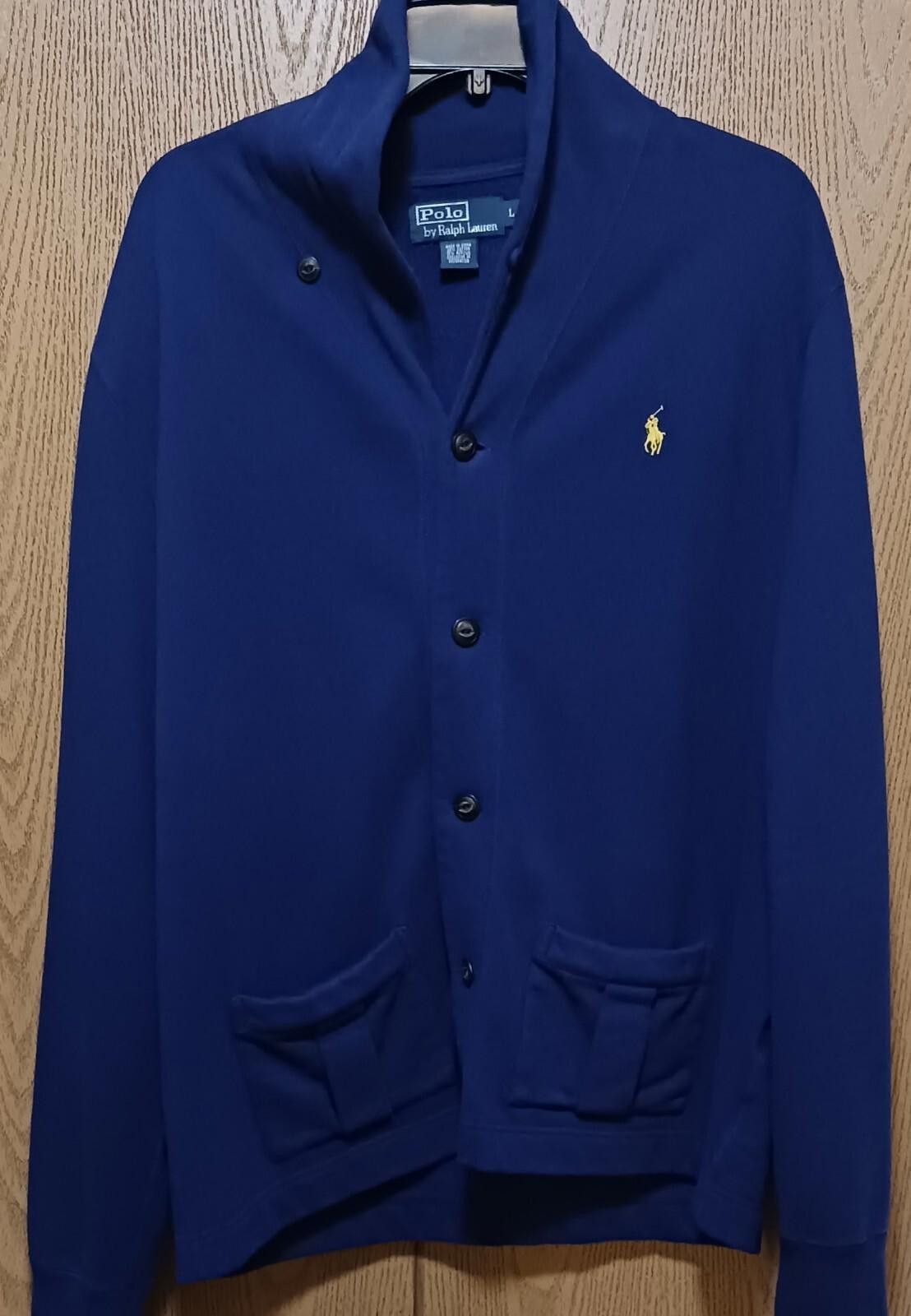 Polo Ralph Lauren Polo Ralph Lauren Blue Cardigan Sweater - Size L Size US L / EU 52-54 / 3 - 1 Thumbnail
