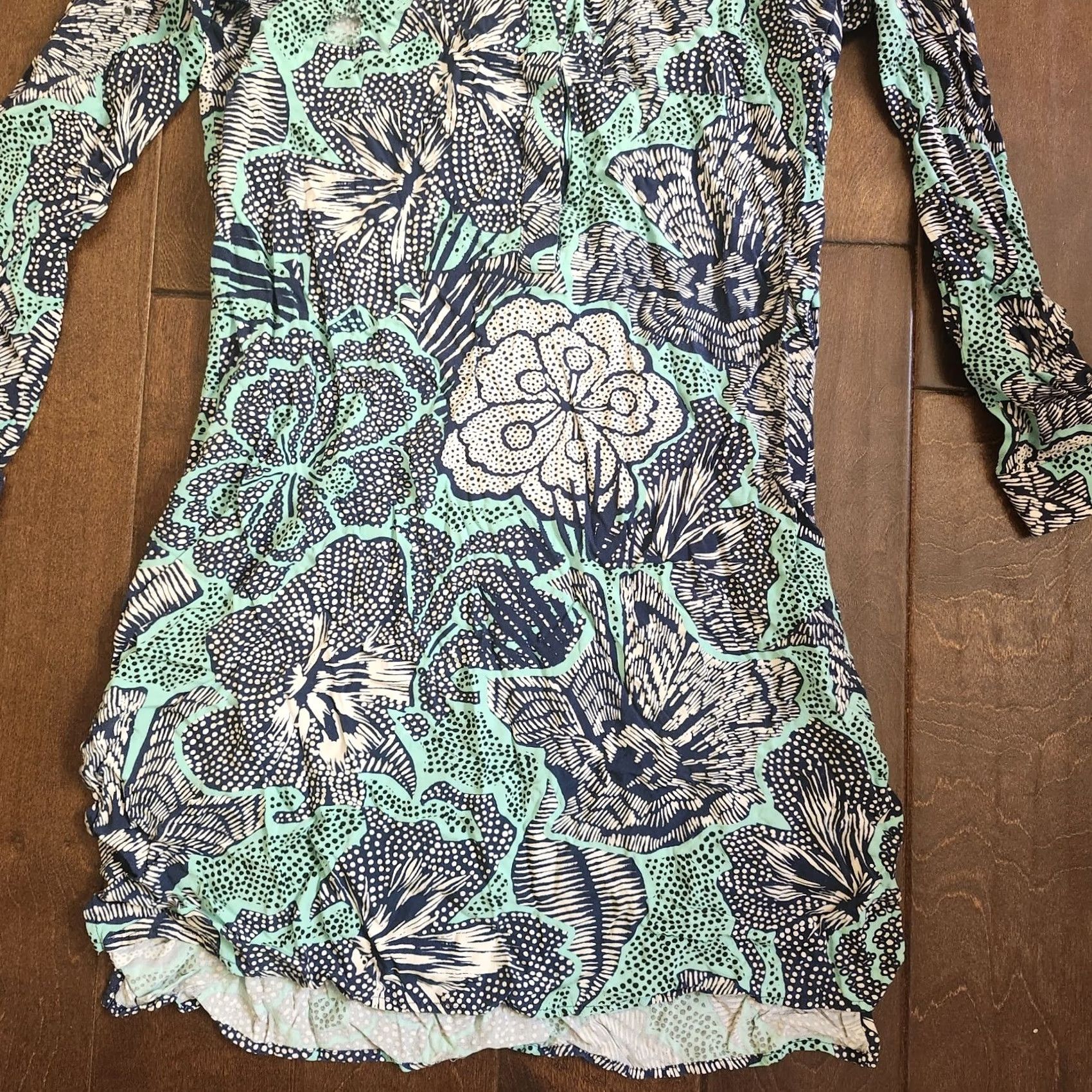 Esprit Esprit Dress Women's Button Long Sleeve Floral Multicolor M Regular Viscose Long Sleeve Shirt? Size M / US 6-8 / IT 42-44 - 3 Thumbnail
