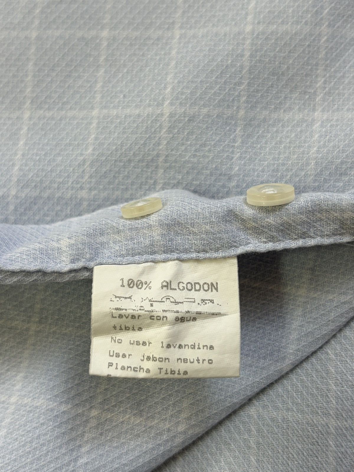 Christian Dior Monsieur Vintage Christian Dior Check Cotton Shirt Blue White XL Size US XL / EU 56 / 4 - 5 Thumbnail