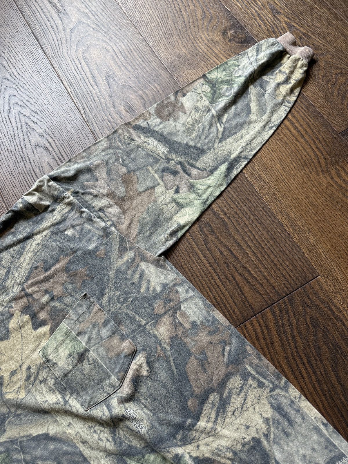 Vintage Vintage 80s Camouflage Long Sleeve Graphic Tee Size US XXL / EU 58 / 5 - 4 Thumbnail