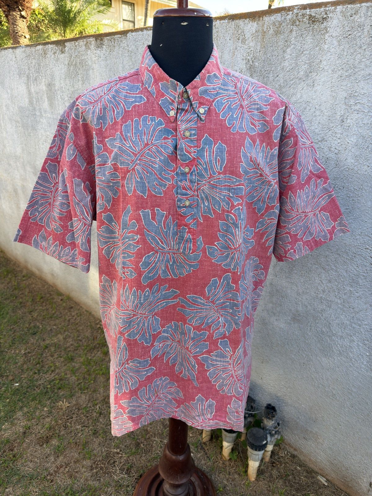 Reyn Spooner PreOwned Reyn Spooner Classic Hawaiian Men's XXXL Red/Blue Size US XXL / EU 58 / 5 - 1 Thumbnail