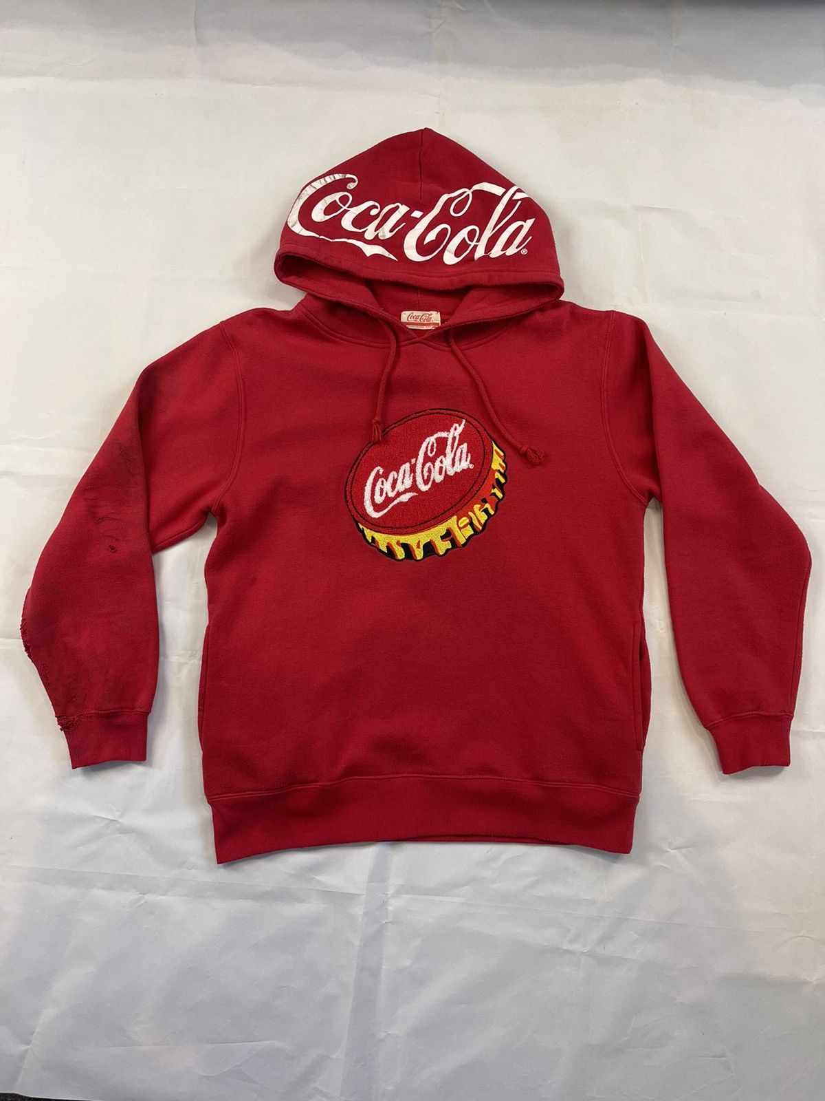 Vintage Vintage Coca-Cola Hoodie Size US L / EU 52-54 / 3 - 1 Thumbnail