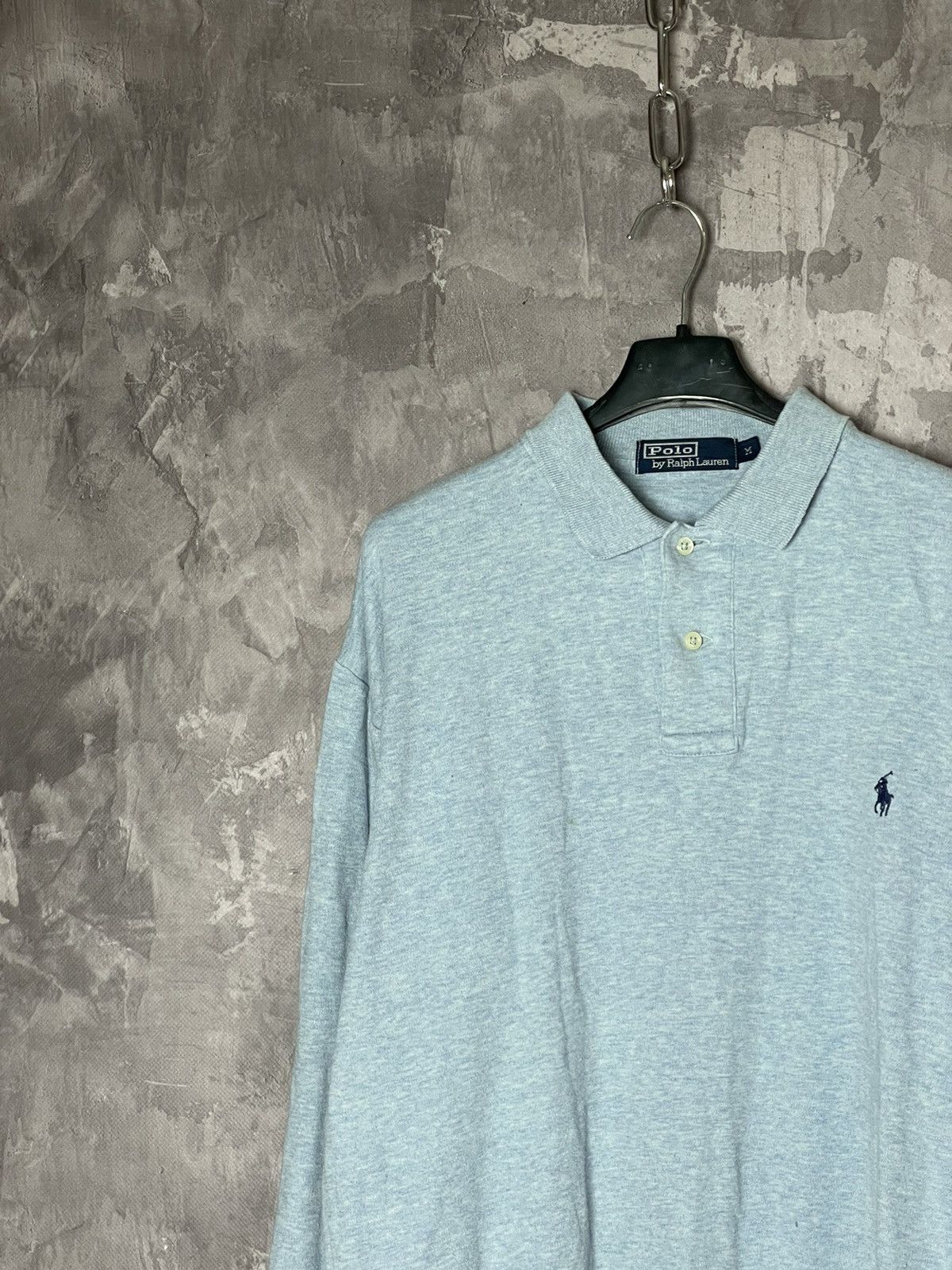 Polo Ralph Lauren × Vintage Vintage Polo Ralph Lauren Small Logo Basic Rugby Long Sleeve Size US M / EU 48-50 / 2 - 6 Thumbnail