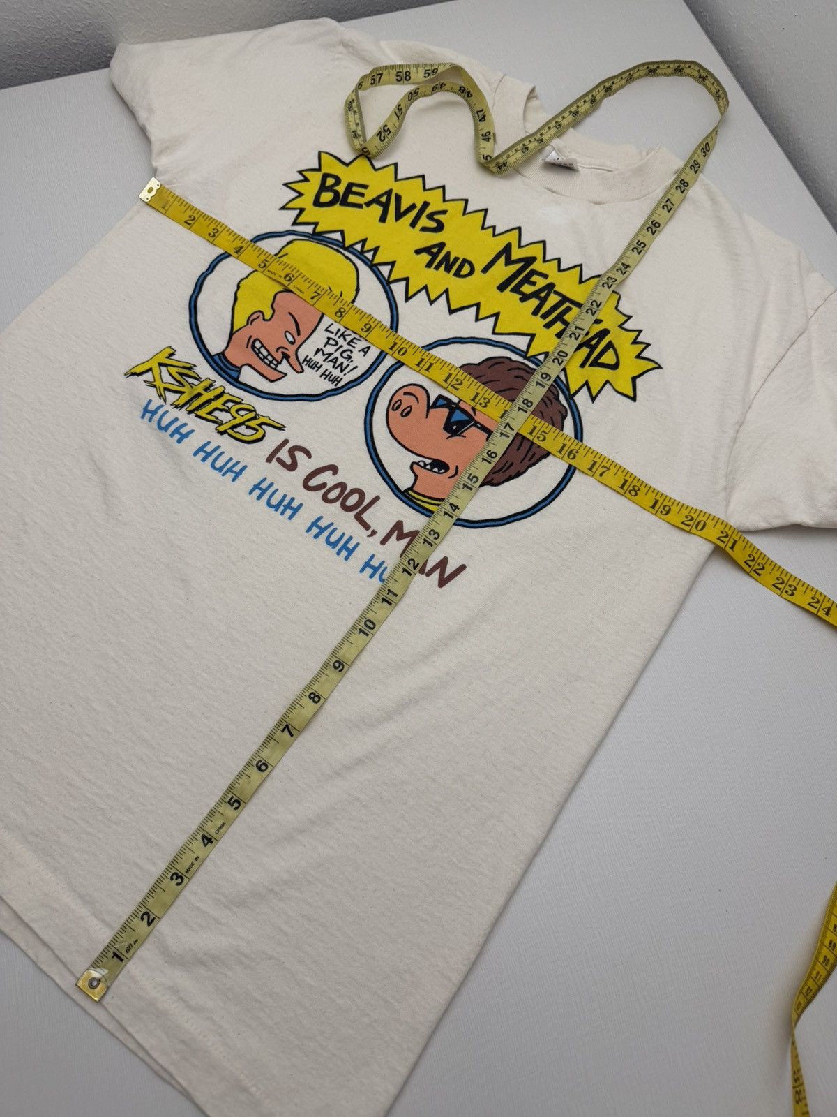 Fruit Of The Loom Vintage 90s Beavis And Meathead Rare Large KSHE95 Radio Tee Size US L / EU 52-54 / 3 - 5 Thumbnail