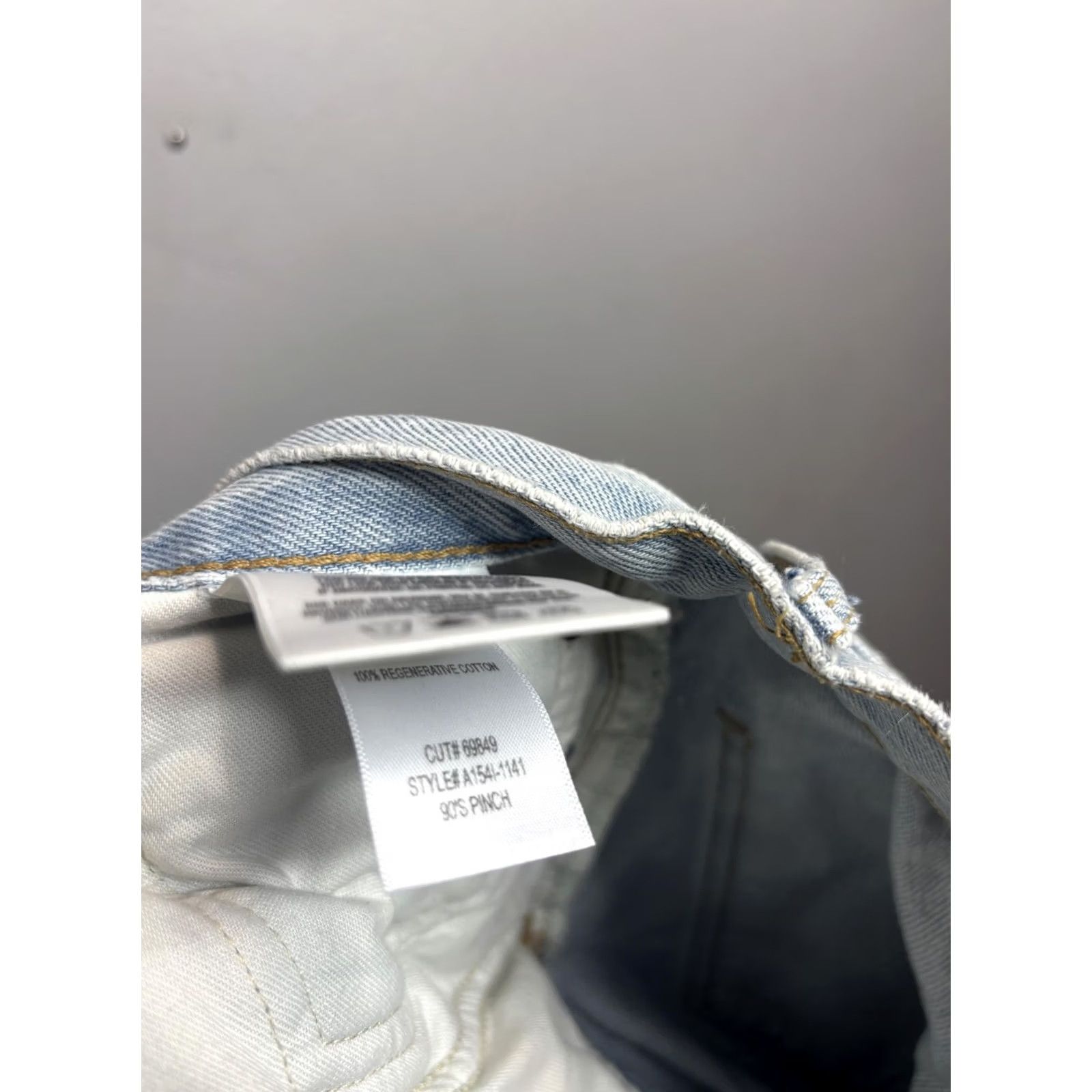 Agolde VINTAGE AGOLDE 90s Pinch Jeans Womens 29 Blue Light Wash Mom Fit Button Fly Denim 29 in Relaxed Boys/Girls? Size 29" - 6 Thumbnail