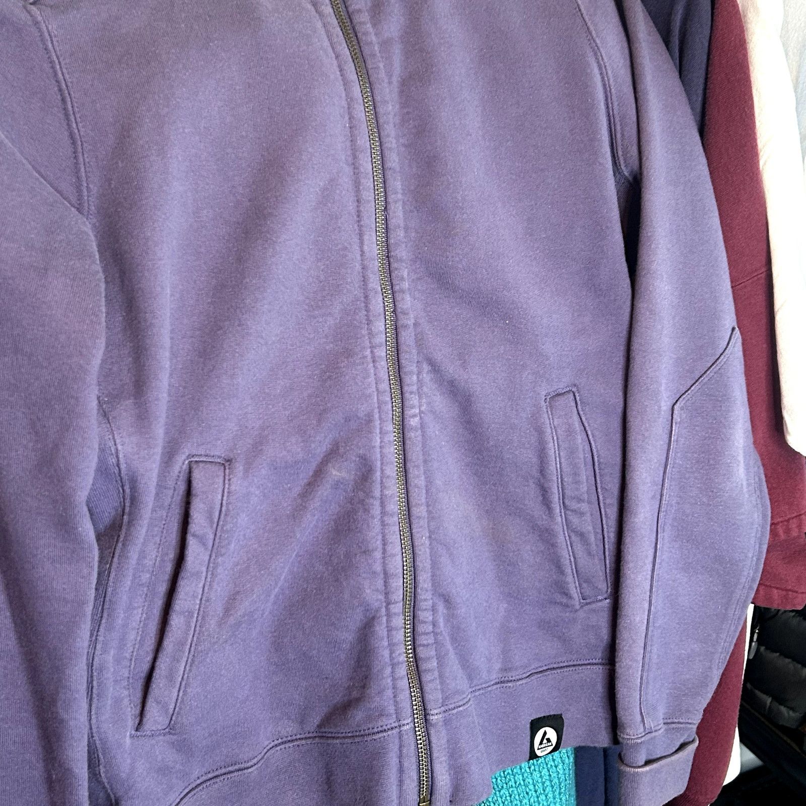 American Giant Purple American Giant Zip-Up Sweater Medium Size US M / EU 48-50 / 2 - 2 Thumbnail