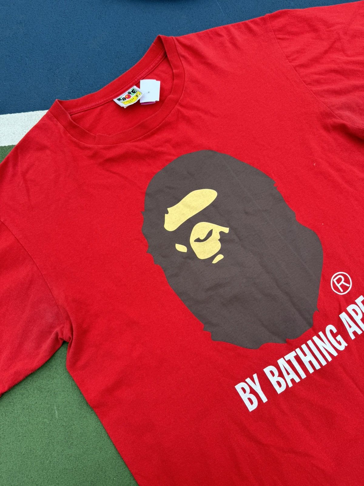 Bape BAPE By Bathing Ape Tee (SS20) Red Size US XL / EU 56 / 4 - 2 Thumbnail