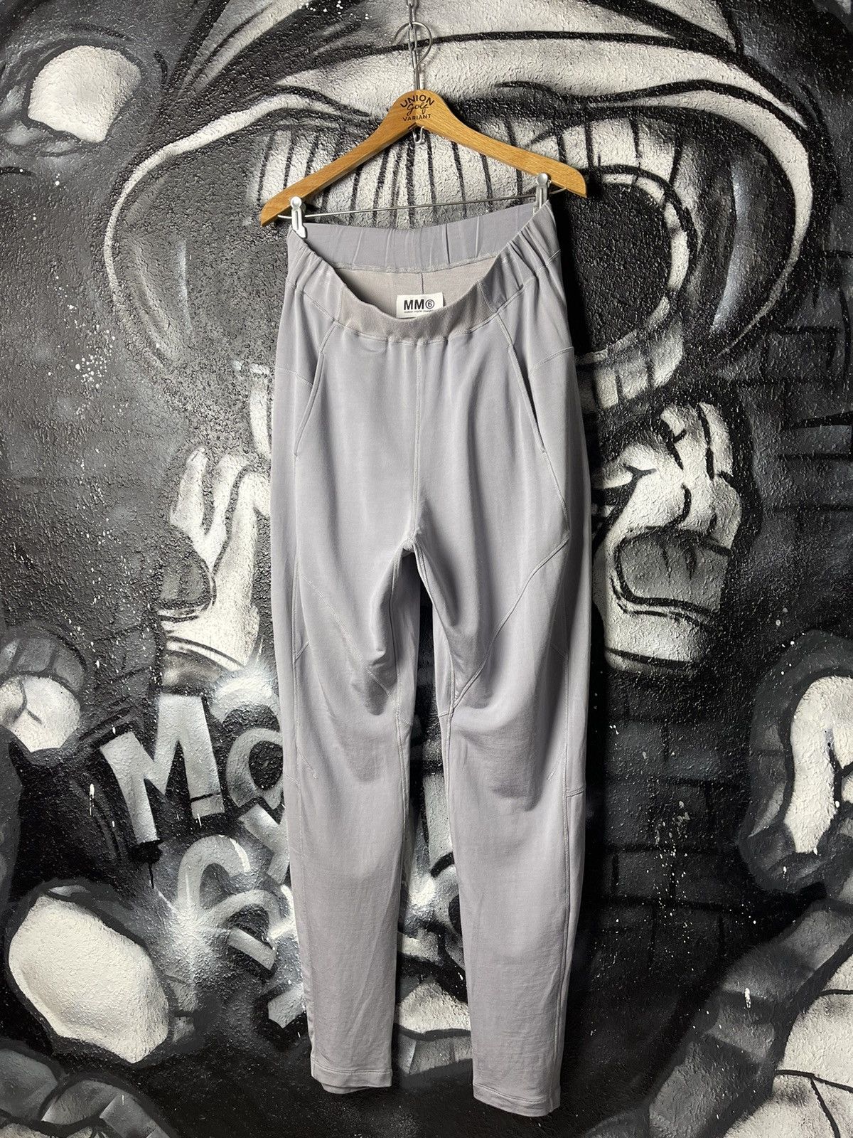 Maison Margiela MM6 Maison Margiela Gray Leggings Pants Women’s Size M Size 32" / US 10 / IT 46 - 1 Thumbnail