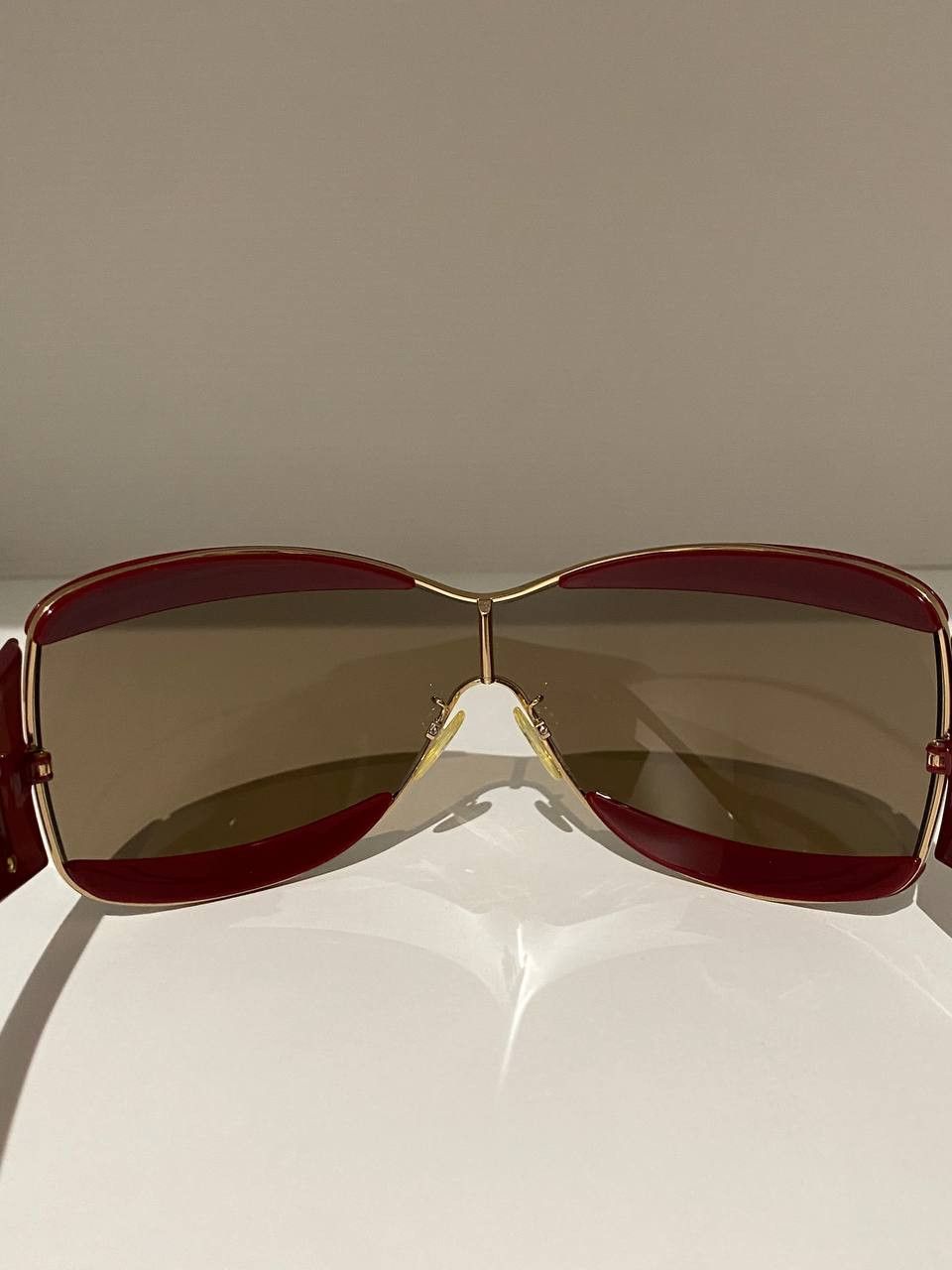 Jean Paul Gaultier Jean Paul Gaultier JPG Logo Mask Oversized Sunglasses Y2K Size ONE SIZE - 11 Thumbnail