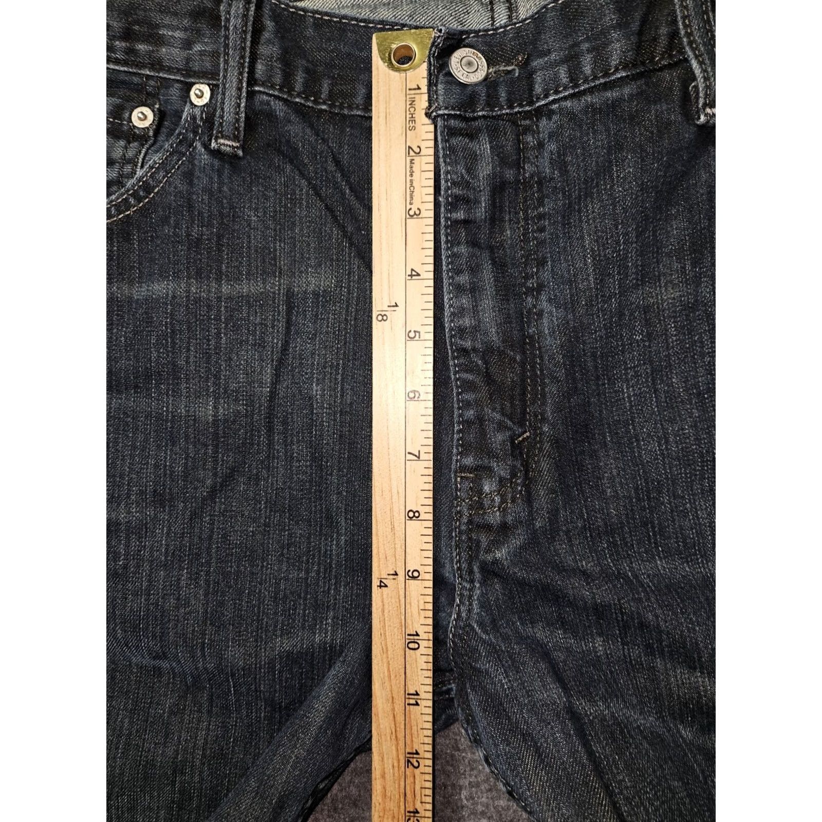 Levi's Levi's 527 Bootcut Jeans Mens 38x32 Mid Rise Dark Wash Blue Denim Regular Inseam 32 New/Preppy 90s Cowboy Style Mens Size US 38 / EU 54 - 4 Thumbnail