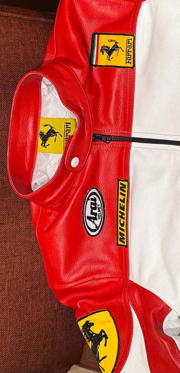 Ferrari × Vintage Vintage Ferrari Leather Jacket Size US L / EU 52-54 / 3 - 3 Thumbnail