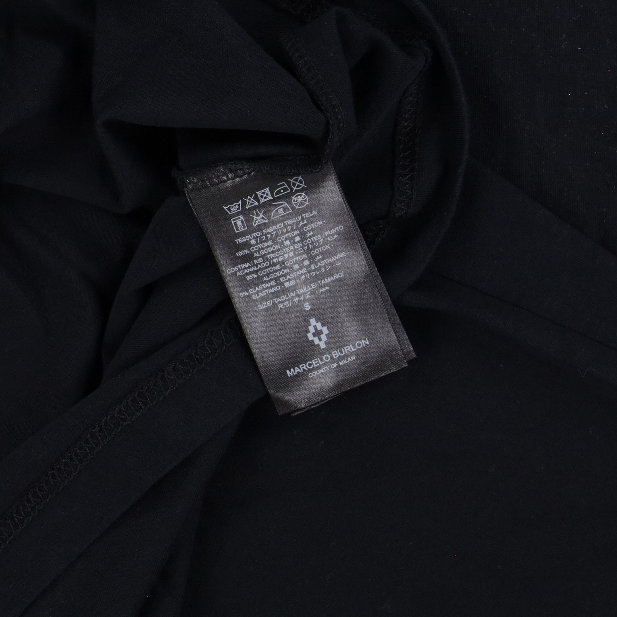 Marcelo Burlon Black Mesh Crosses Oversized T-Shirt Size US S / EU 44-46 / 1 - 5 Thumbnail