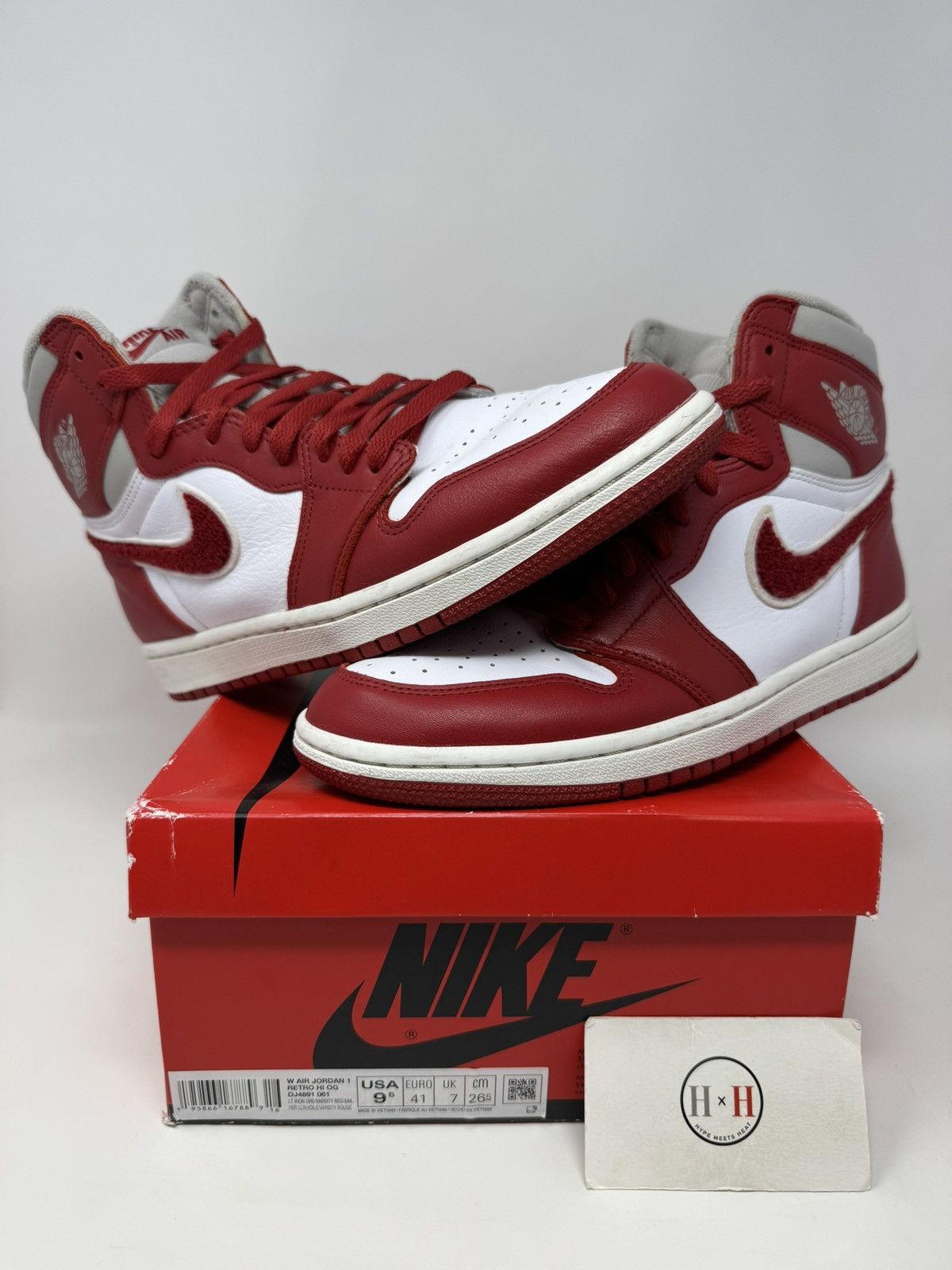 Wmns Air Jordan 1 High Og Chenille Red 2022