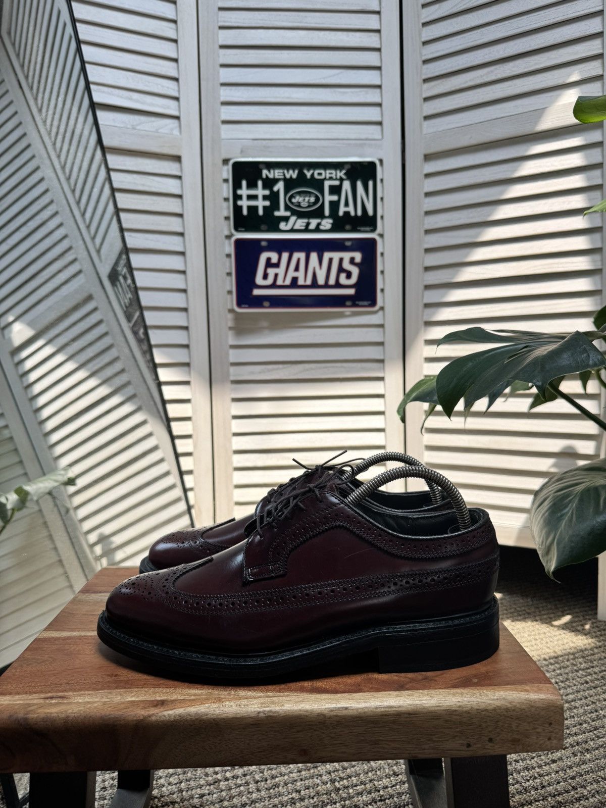 Leather Men’s Premium Luxury Leather Brogue Dexter Made In Usa 🇺🇸 Size US 9.5 / EU 42-43 - 3 Thumbnail