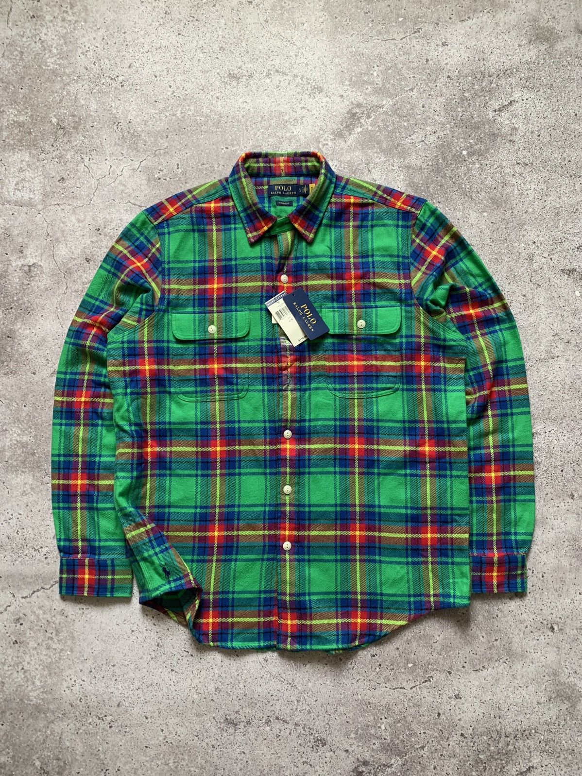 Polo Ralph Lauren × RRL Ralph Lauren × Ralph Lauren NEW Polo Ralph Lauren Plaid Flannel Overshirt Size US L / EU 52-54 / 3 - 1 Thumbnail
