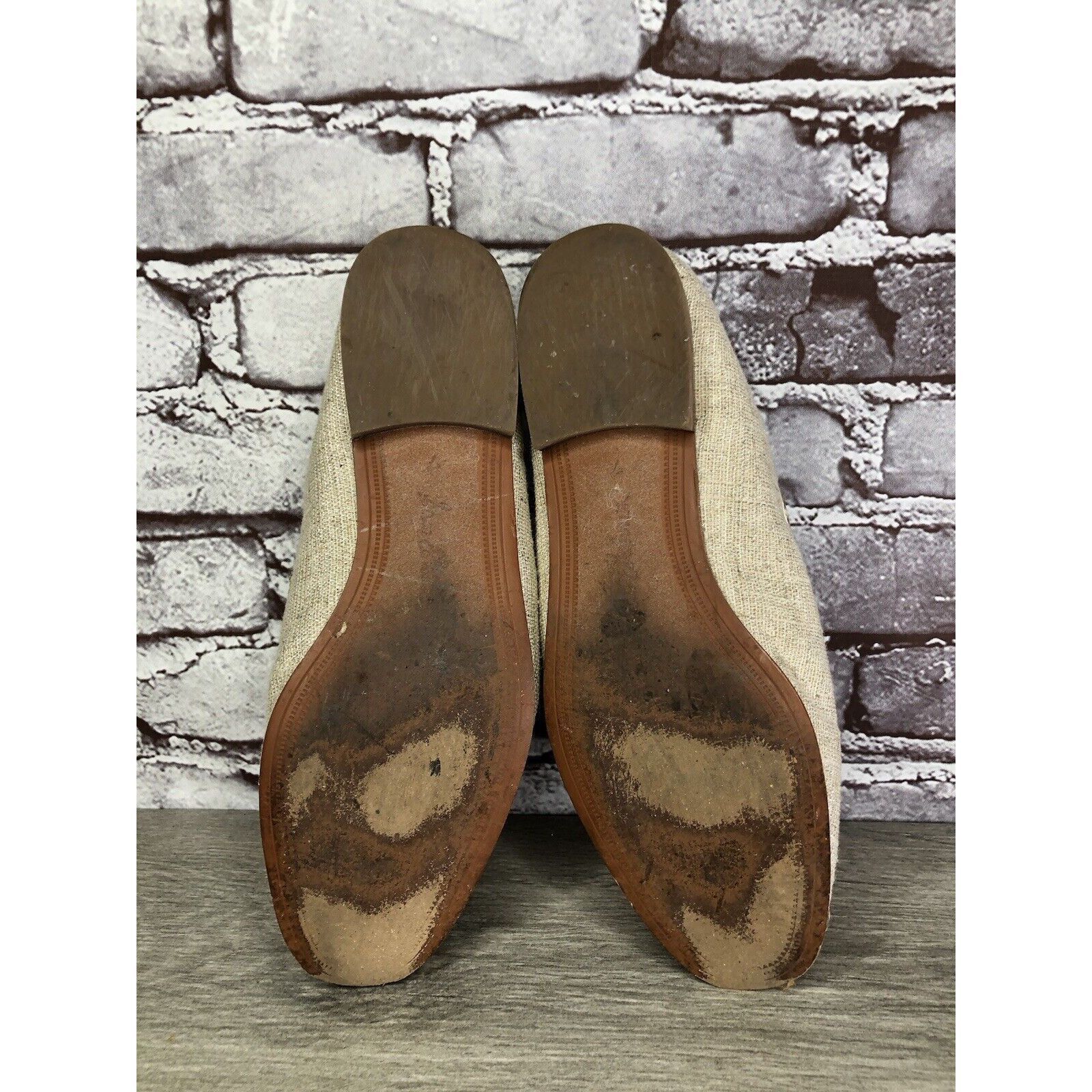 Sam Edelman Sam Edelman Lior Beige Leather Horsebit Almond Toe Slip On F Size US 7 / IT 37 - 8 Thumbnail