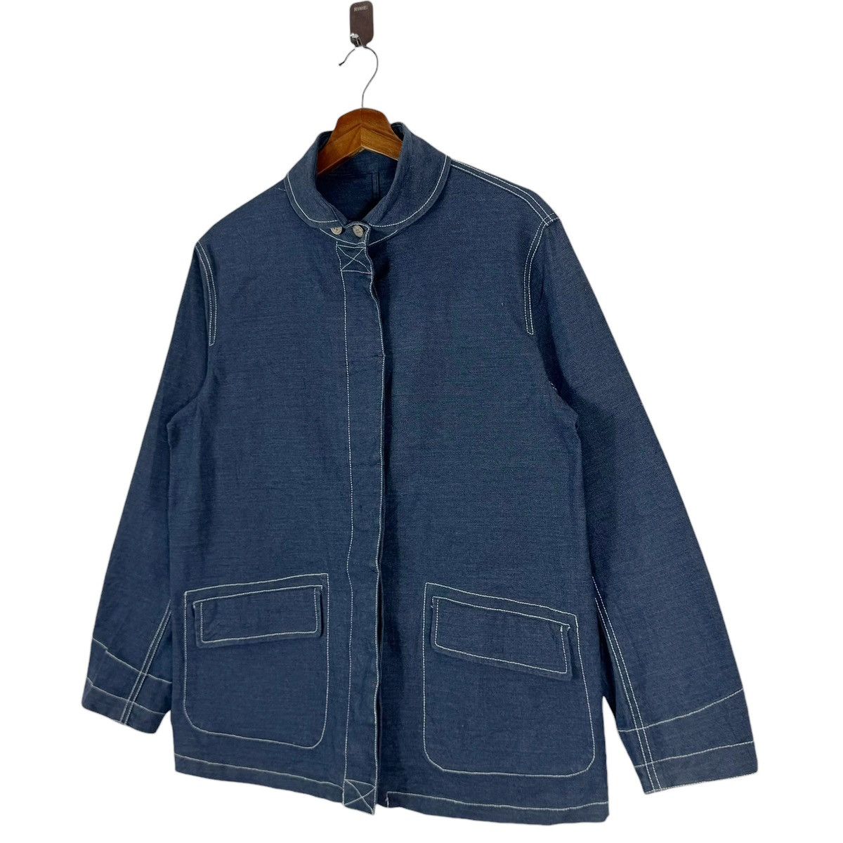 Vintage VINTAGE WEST WIND DENIM CHORE JACKET Size US M / EU 48-50 / 2 - 2 Thumbnail