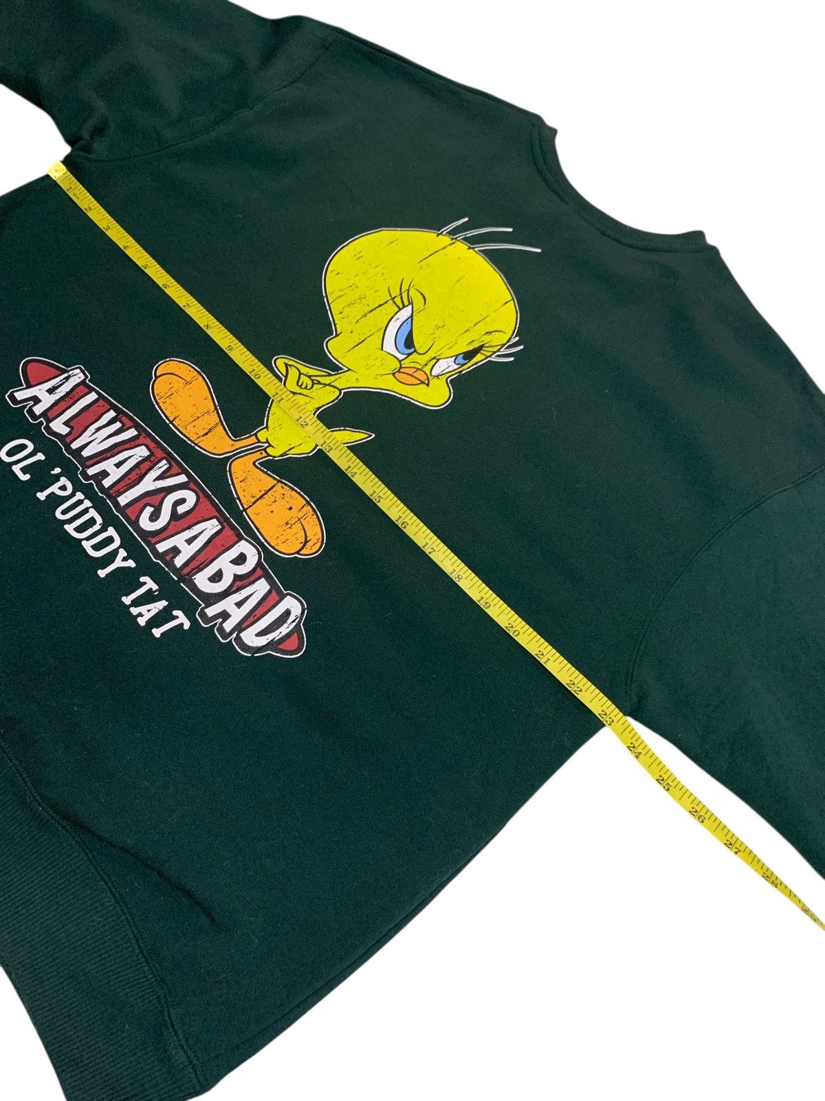 Cartoon Network Rare Tweety Looney Tunes "Always Bad" Sweatshirt Size US M / EU 48-50 / 2 - 7 Thumbnail