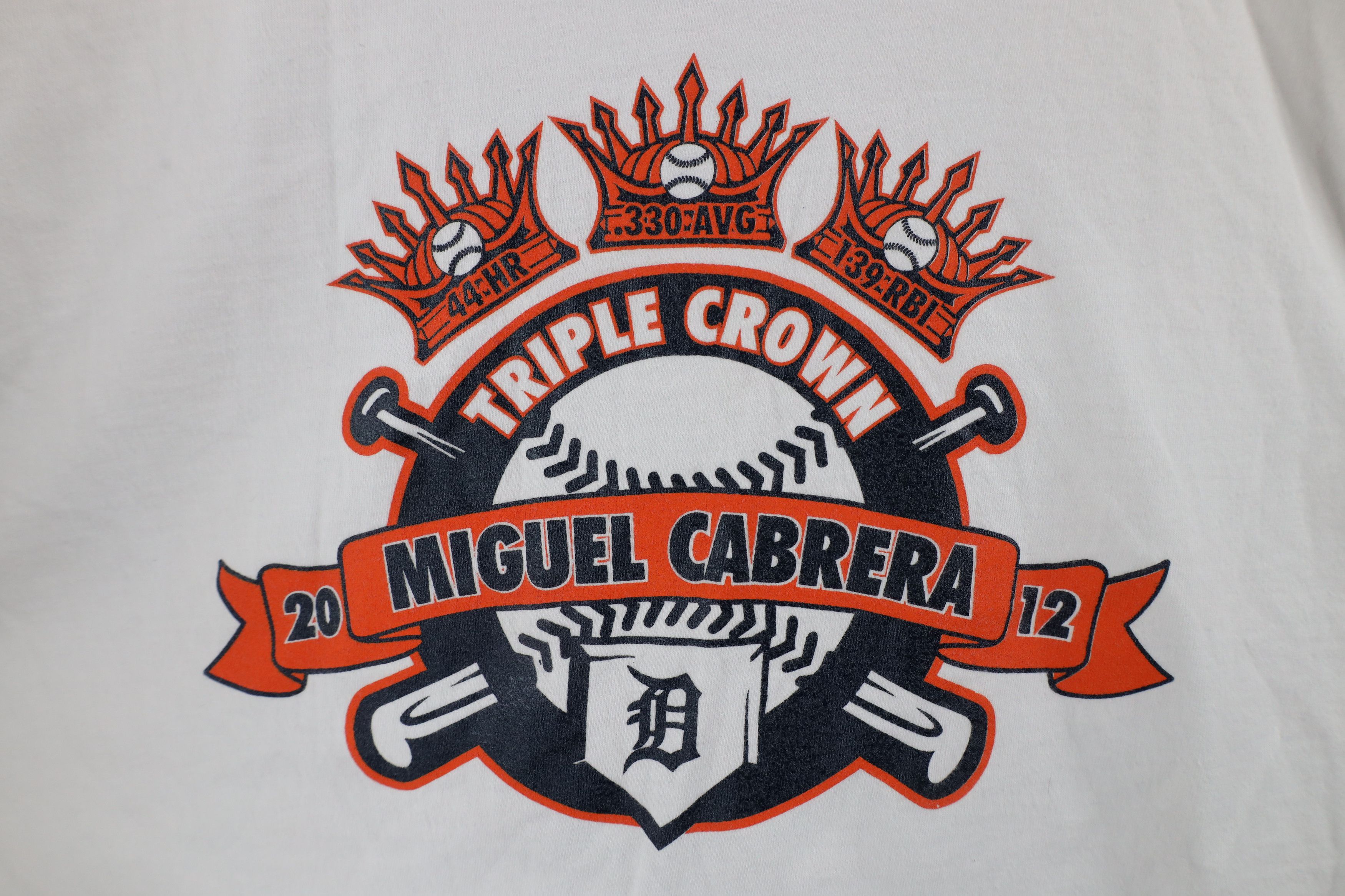 Nike × Vintage Nike Crown Miguel Cabrera Detroit Tigers Long Sleeve T-Shirt Size US L / EU 52-54 / 3 - 4 Thumbnail