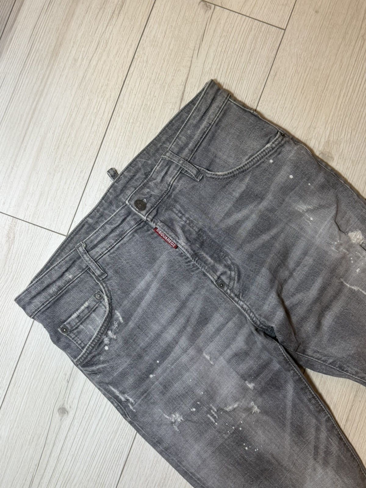 Dsquared2 🔥SLIM FIT DSQUARED2 ITALY JEANS RARE DENIM DRIP Size US 34 / EU 50 - 3 Thumbnail