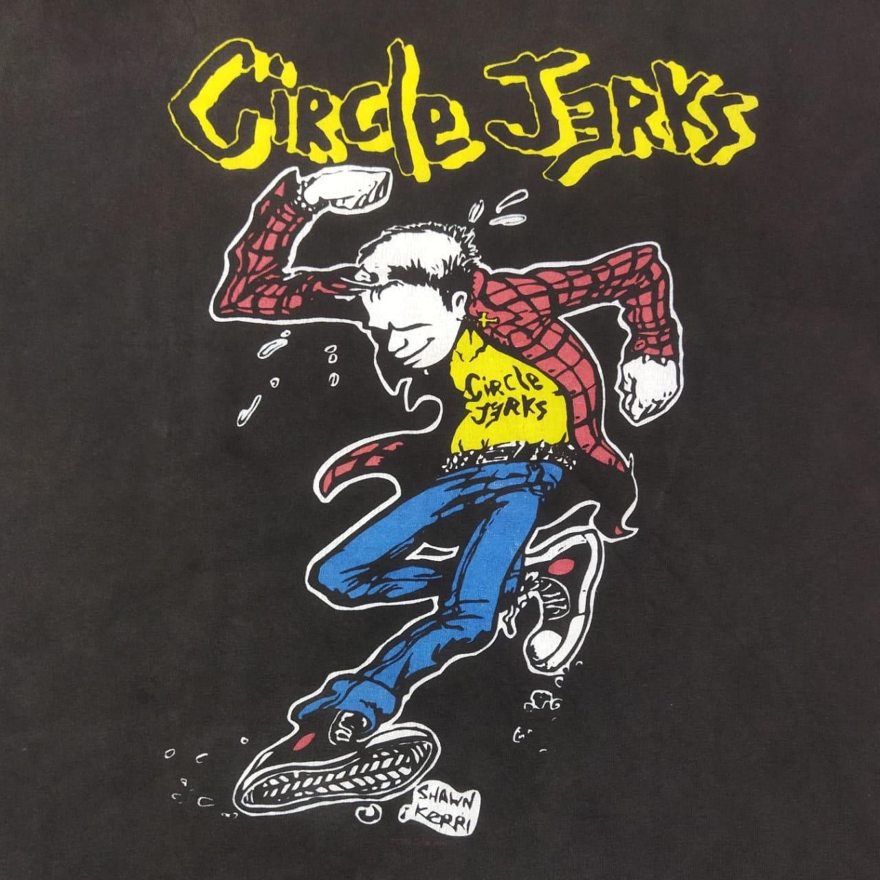 Band Tees × Vintage Vintage 90s Circle Jerks Shawn Kerri Tee Size US L / EU 52-54 / 3 - 2 Thumbnail
