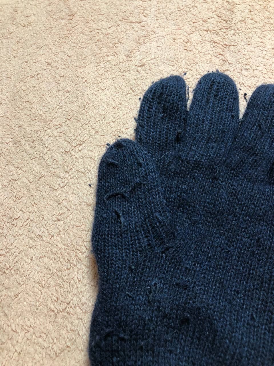 Barbour logo Gloves Y2K Barbour Vintage blue streetwear Size ONE SIZE - 9 Thumbnail