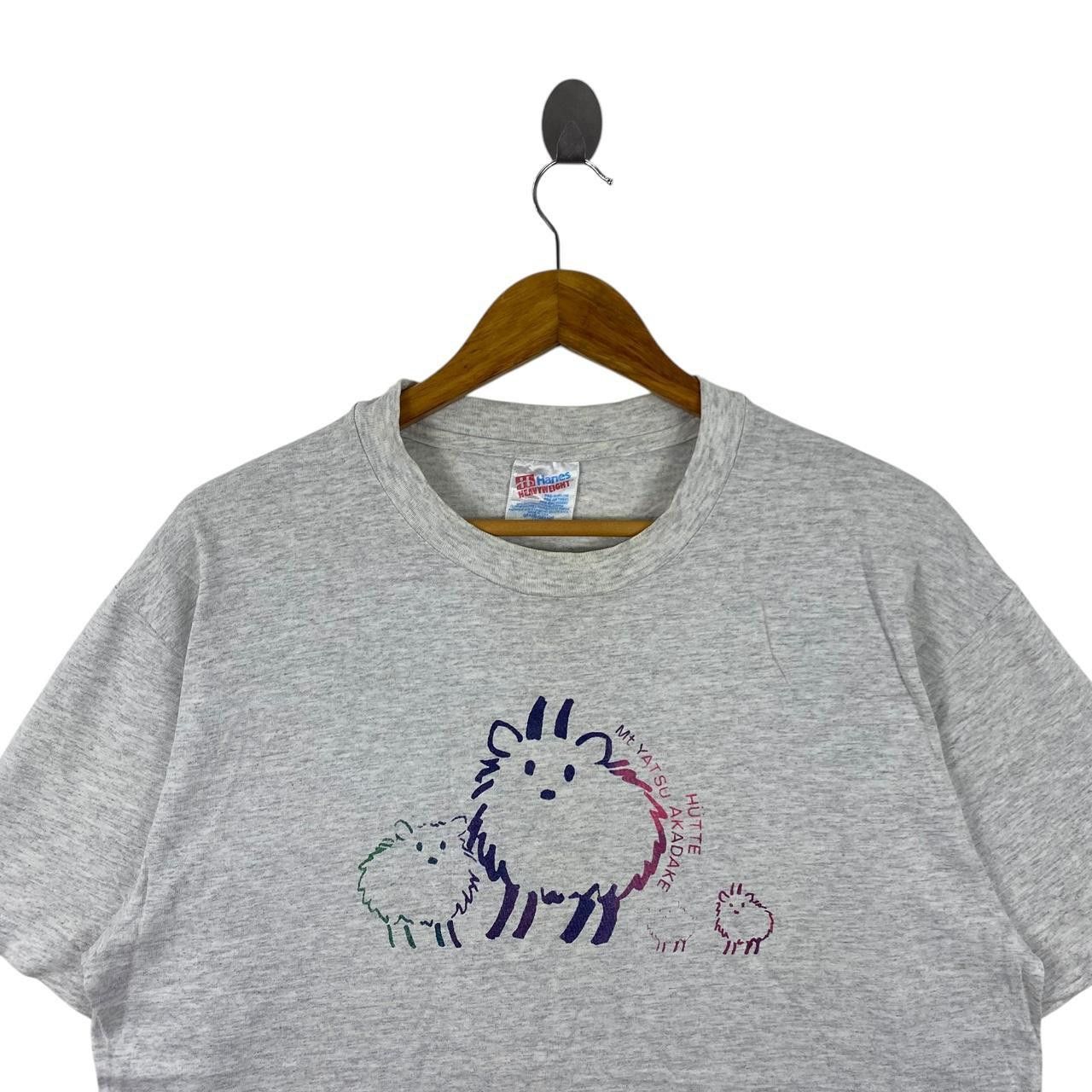 Vintage Vintage JAPAN TRADITIONAL Yatsugatake Mountains Tee Shirt Size L / US 10 / IT 46 - 2 Thumbnail