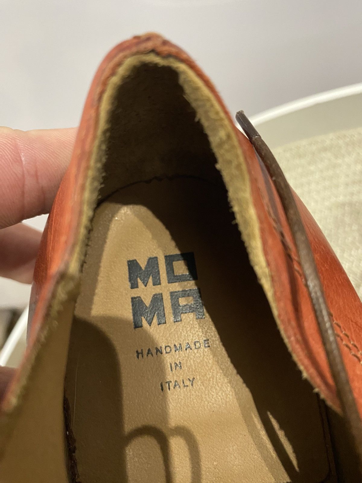 MoMA Moma Brown Leather Derby Avantgarde Shoes Size: 40 Size US 7 / EU 40 - 6 Thumbnail