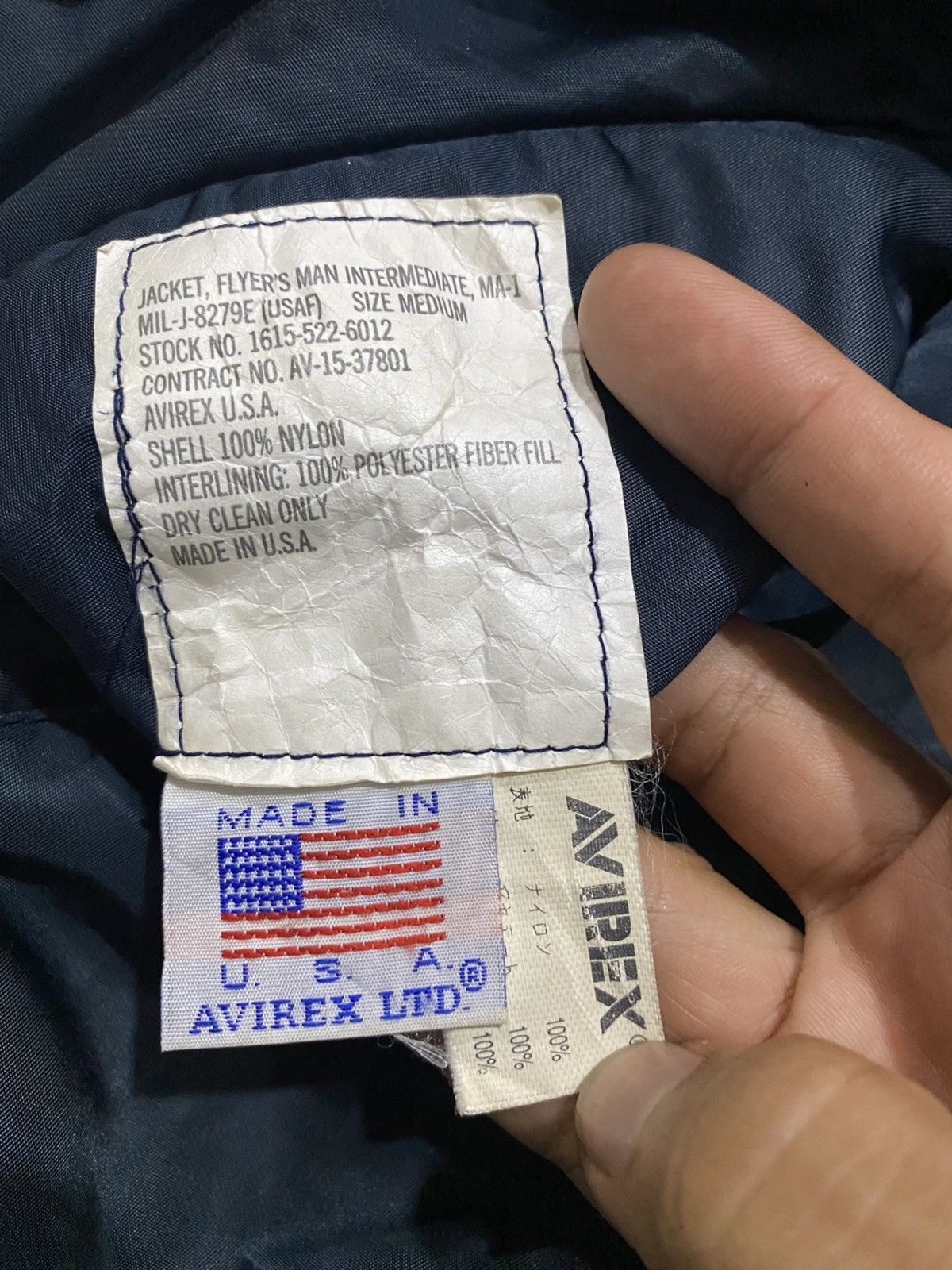 Avirex Vintage 80s Avirex LTD USAF Sunfaded Bomber Jacket Made Usa Size US M / EU 48-50 / 2 - 12 Thumbnail
