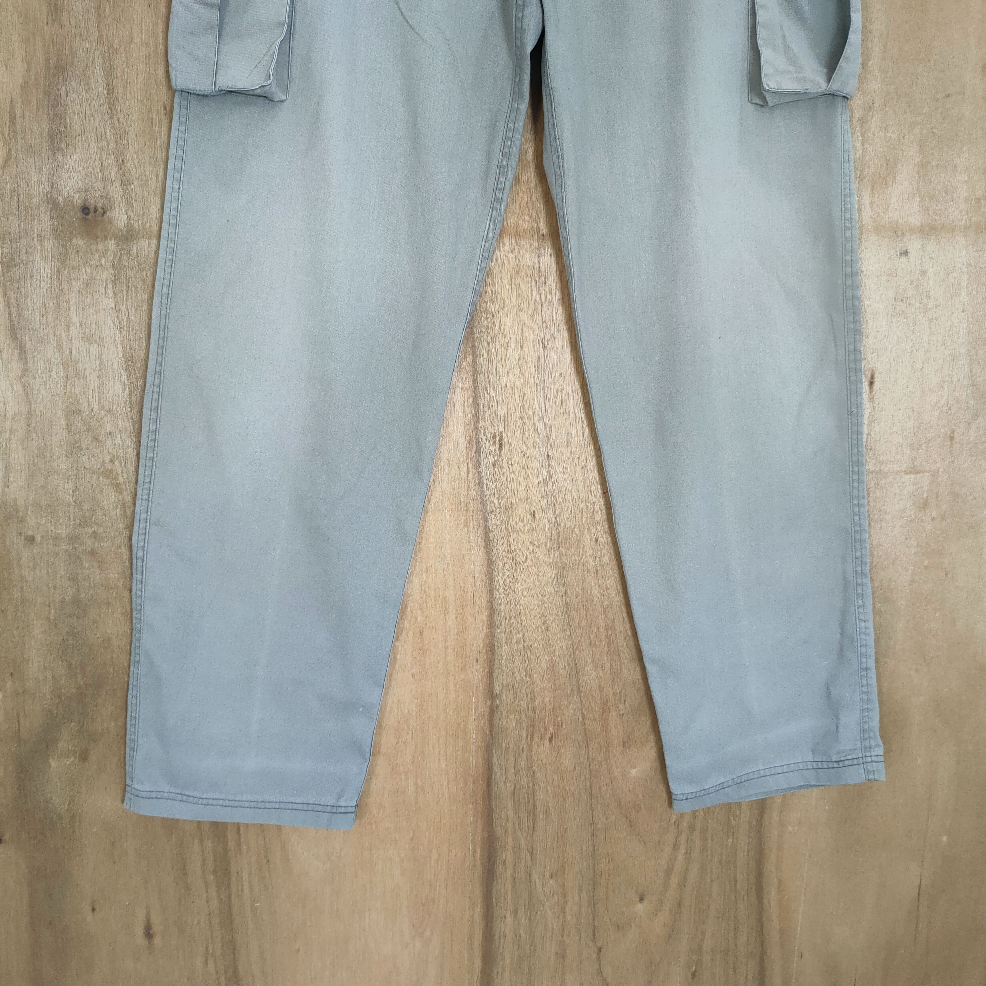 Black Label × Japanese Brand DESIGN LAB GREY DRAWSTRING WAIST CARGO PANTS Size US 36 / EU 52 - 4 Thumbnail
