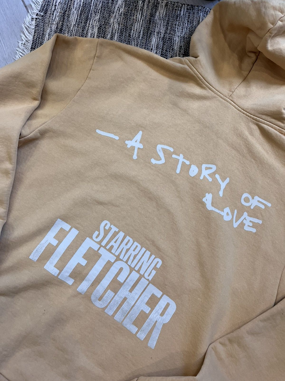 Designer × Rap Tees Crazy Fletcher Hoodie garment-dyed Rap Sweatshirt sk8 Size US XL / EU 56 / 4 - 13 Thumbnail