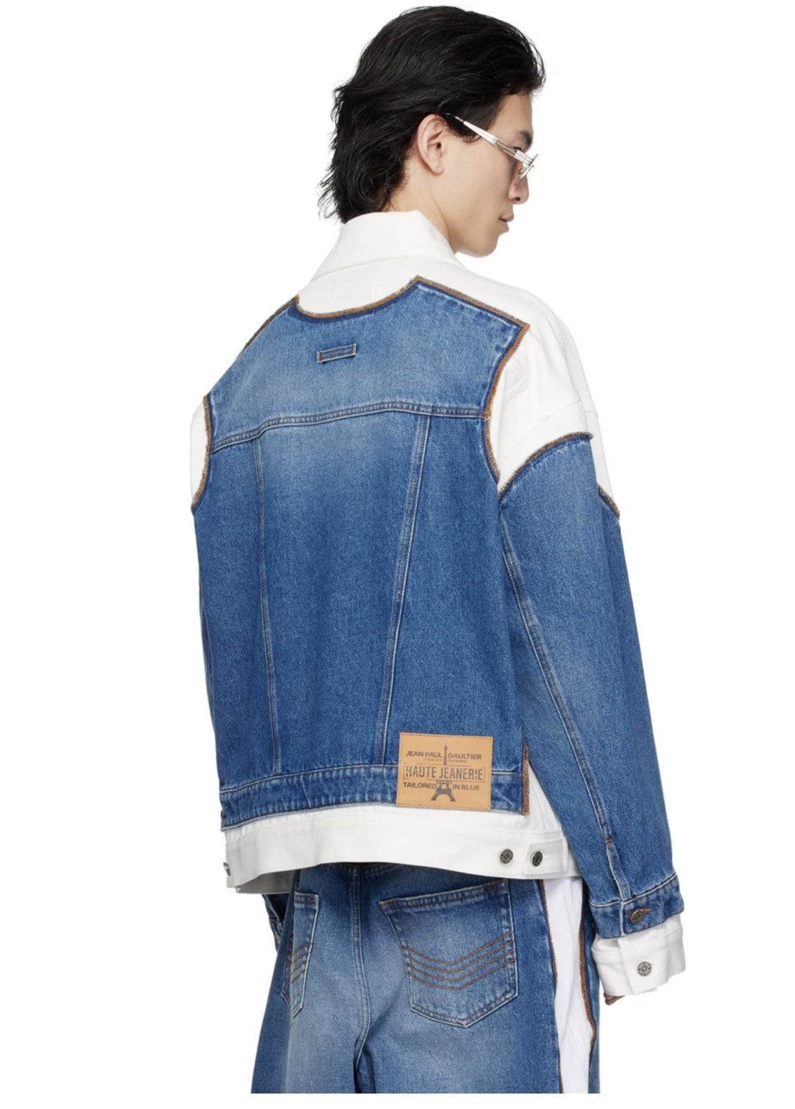 Jean Paul Gaultier The Trompe-l'œil Denim Jacket Size US S / EU 44-46 / 1 - 14 Thumbnail