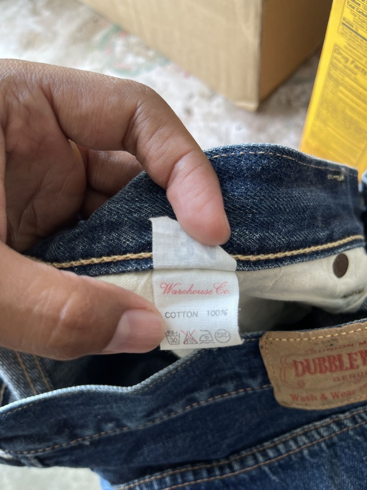 Warehouse Dubble Works by Warehouse Selvedge Denim Union Made Size US 34 / EU 50 - 11 Thumbnail