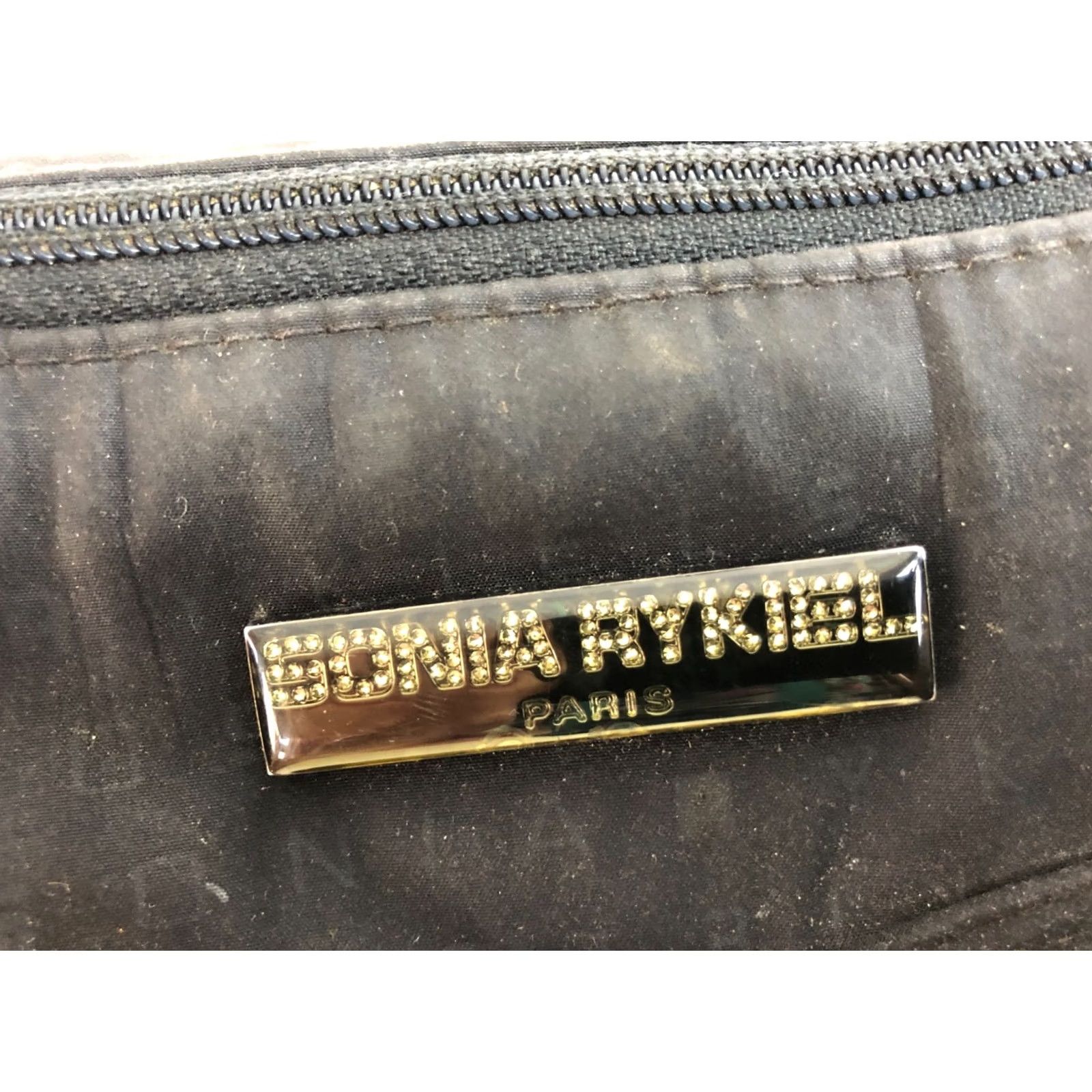 Vintage Sonia Rykiel Shoulder Bag Leather Black Women Size ONE SIZE - 6 Thumbnail