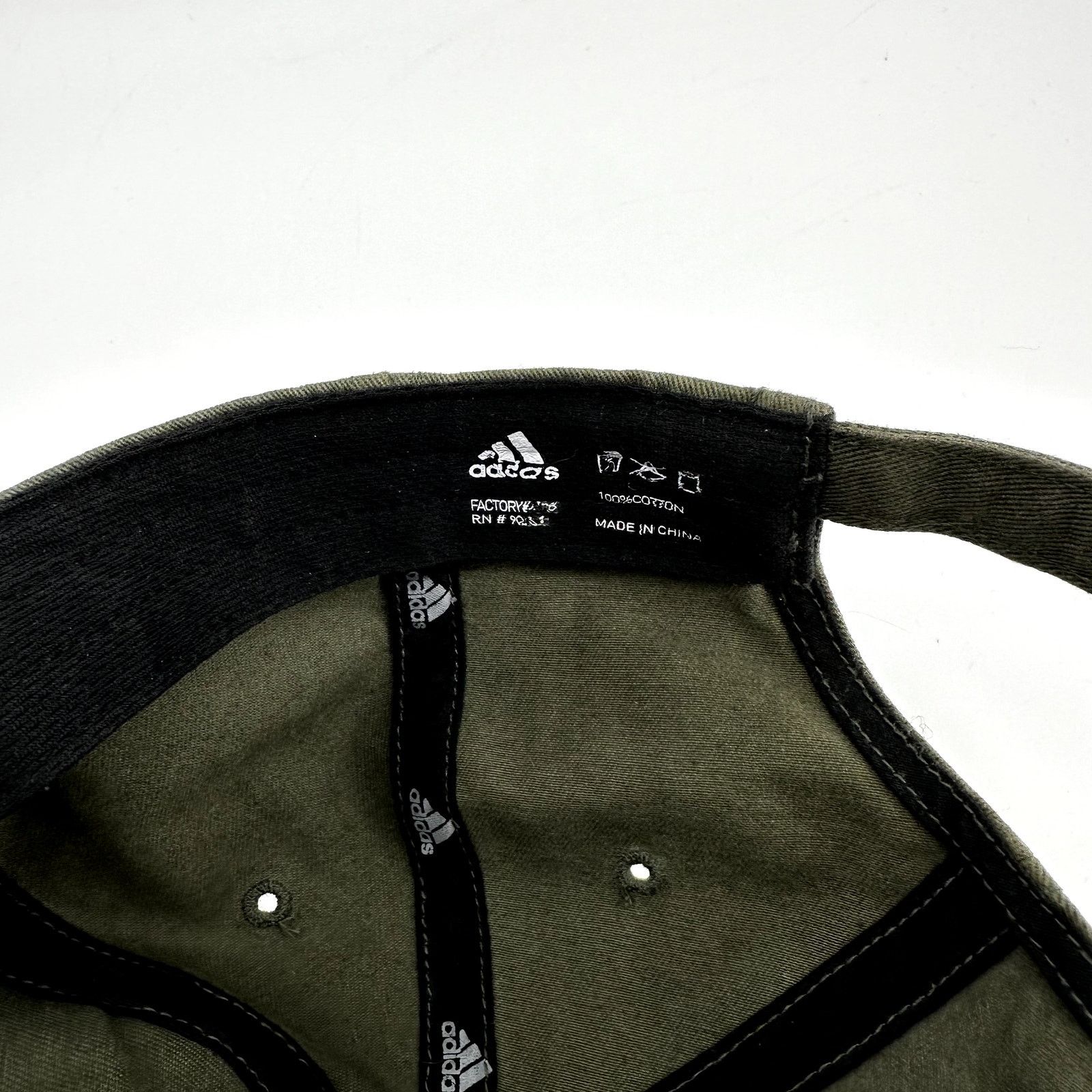 Adidas Adidas 3 Striped Baseball Cap Embroidered Adjustable Olive Size ONE SIZE - 6 Thumbnail