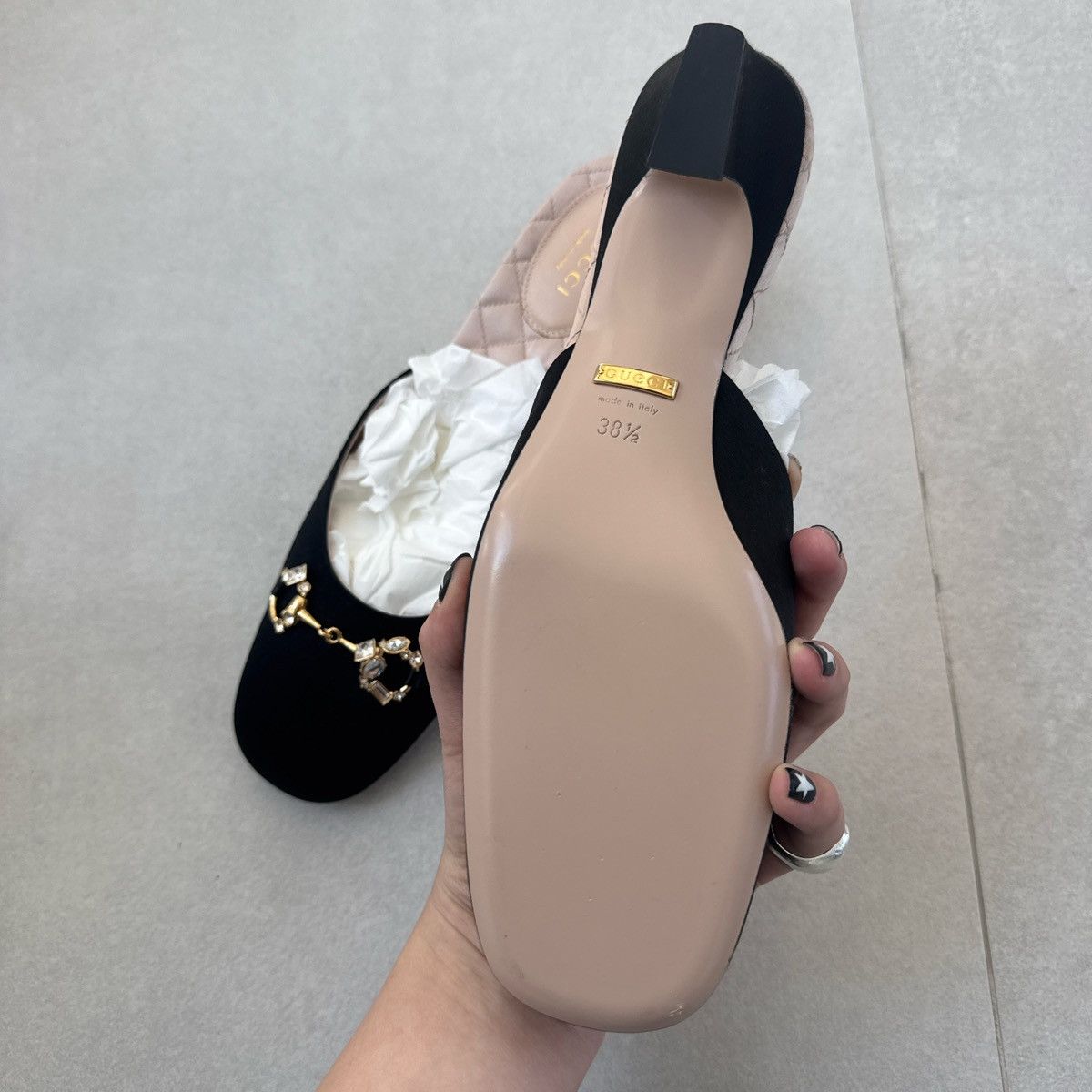 Gucci Gucci diamond mini heel Size US 8.5 / IT 38.5 - 3 Thumbnail