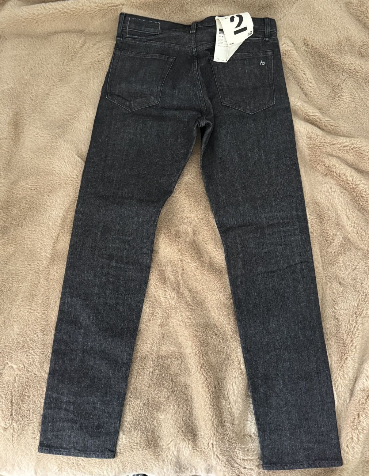 Rag & Bone (Last call!) Rag & Bone - Very Dark Grey Denim Jeans Size US 32 / EU 48 - 3 Thumbnail