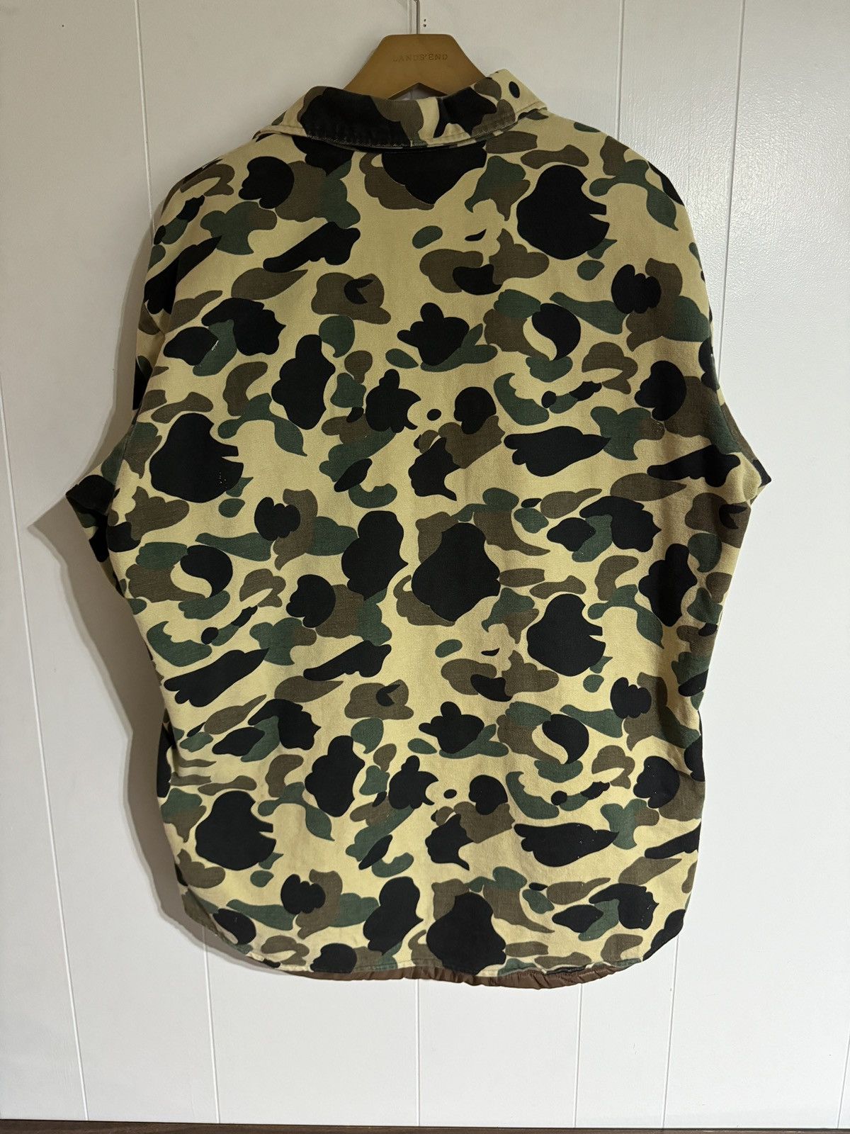 Vintage Vintage Duck Camo Quilt Lined Field Jacket 90s Button Up Size US L / EU 52-54 / 3 - 5 Thumbnail