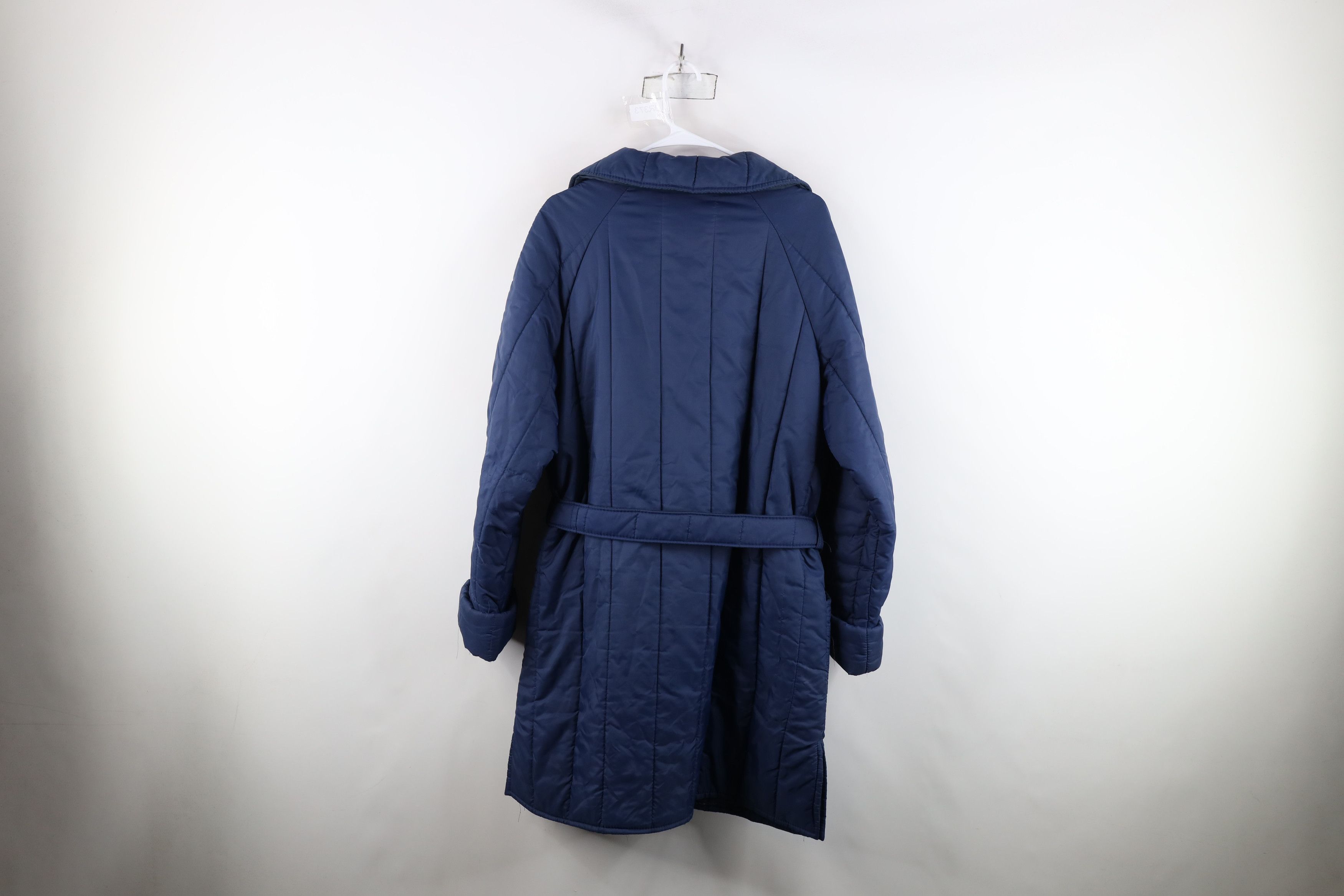 Vintage Vintage 70s Streetwear Belted Insulated Trench Coat Jacket Size XL / US 12-14 / IT 48-50 - 12 Thumbnail