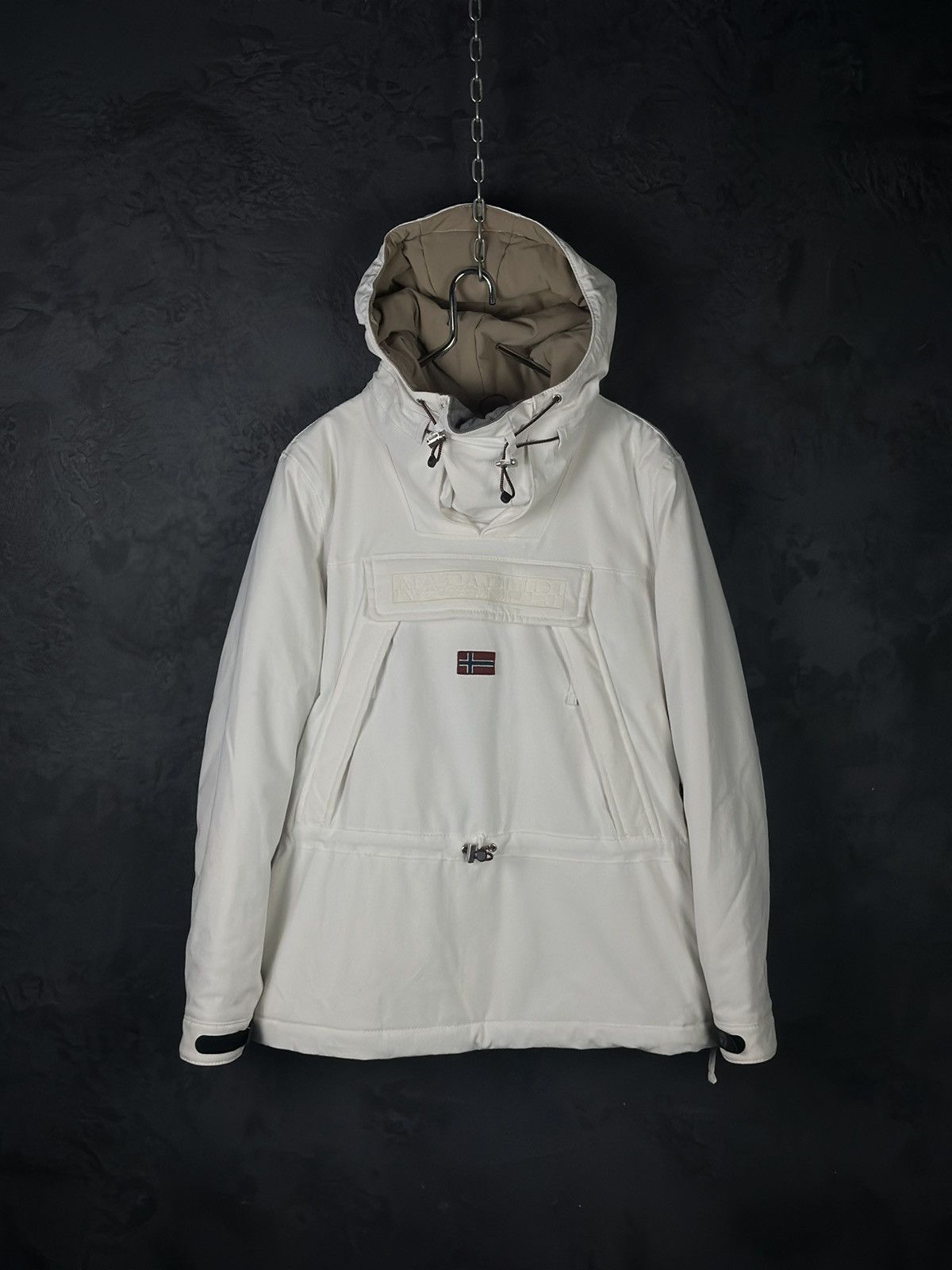 Vintage Napapijri Skidoo Anorak Jacket Fleece Outdoor