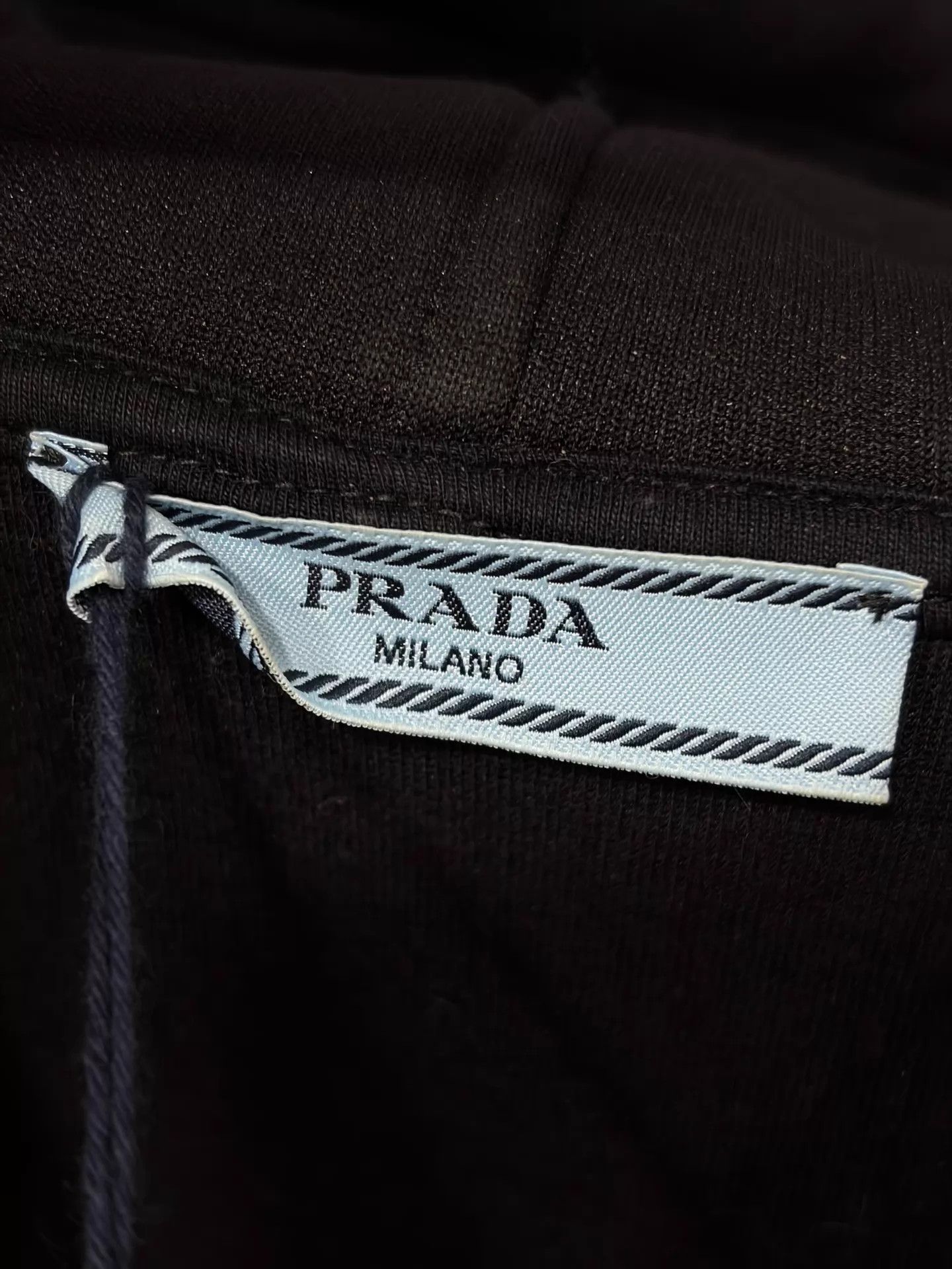 Prada Prada Black Hoodie S Size S / US 4 / IT 40 - 3 Thumbnail