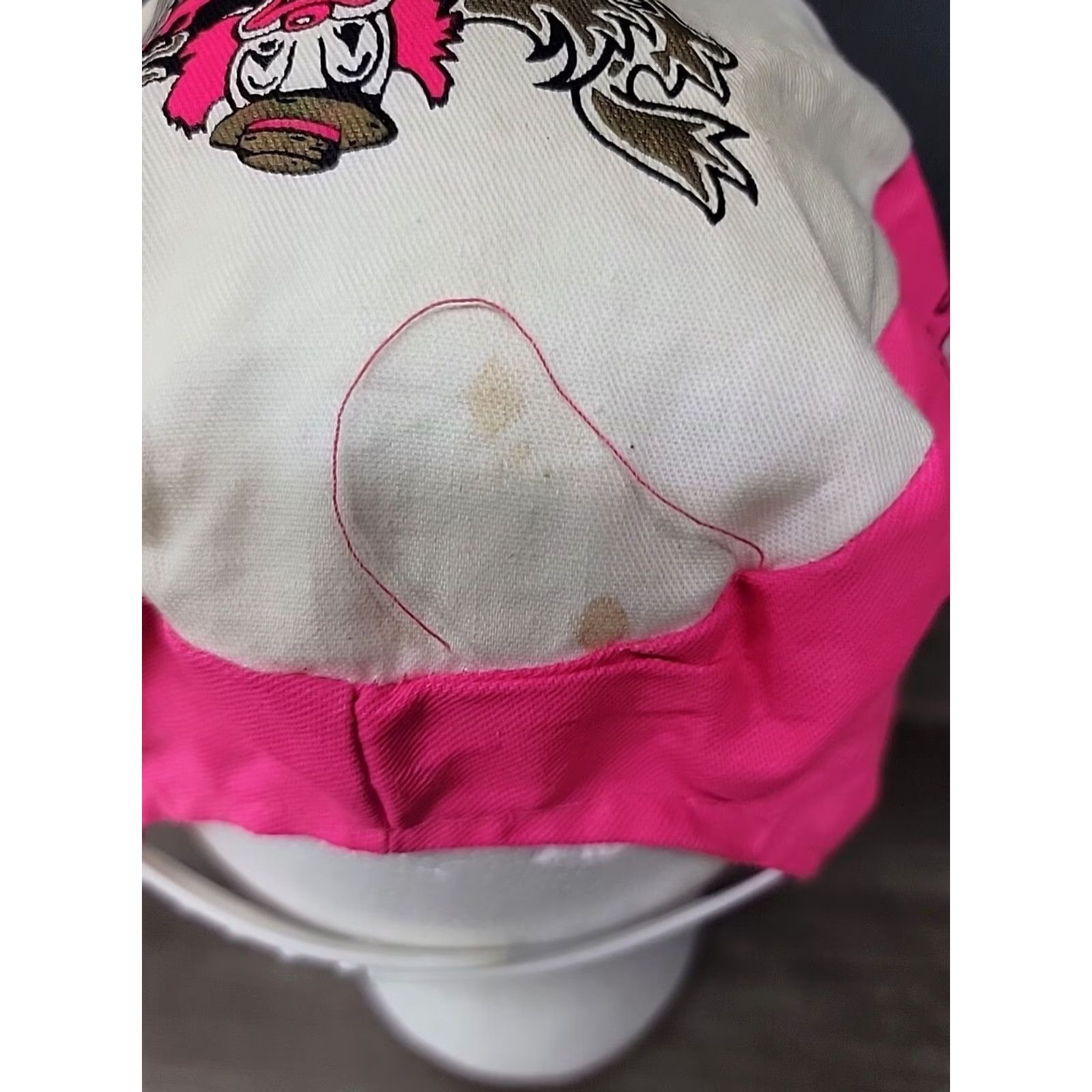 Pinko Circus Circus Hat Mens SnapBack Adjustable Baseball Cap Pink Painter Cap Las Vegas Reno Hotel Casino Front Patch Size ONE SIZE - 5 Thumbnail