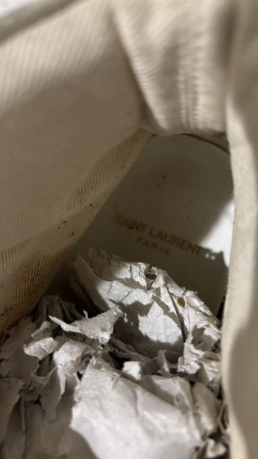 Saint Laurent Paris Saint Laurent Paris “Smoking Forever” High Top Sneaker Size US 5.5 / EU 38 - 7 Thumbnail