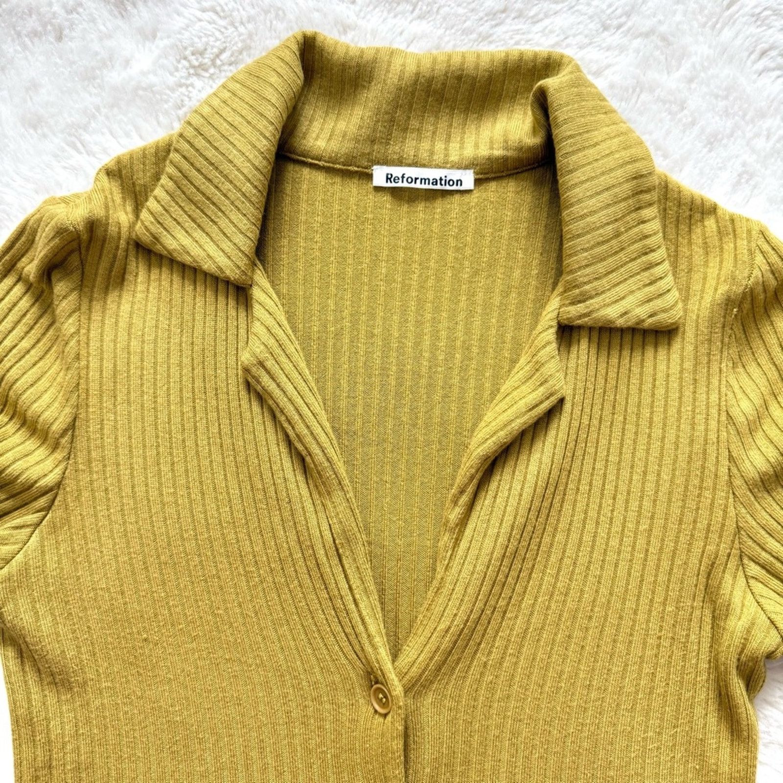 Reformation Reformation women green cardigan size S Size S / US 4 / IT 40 - 4 Thumbnail
