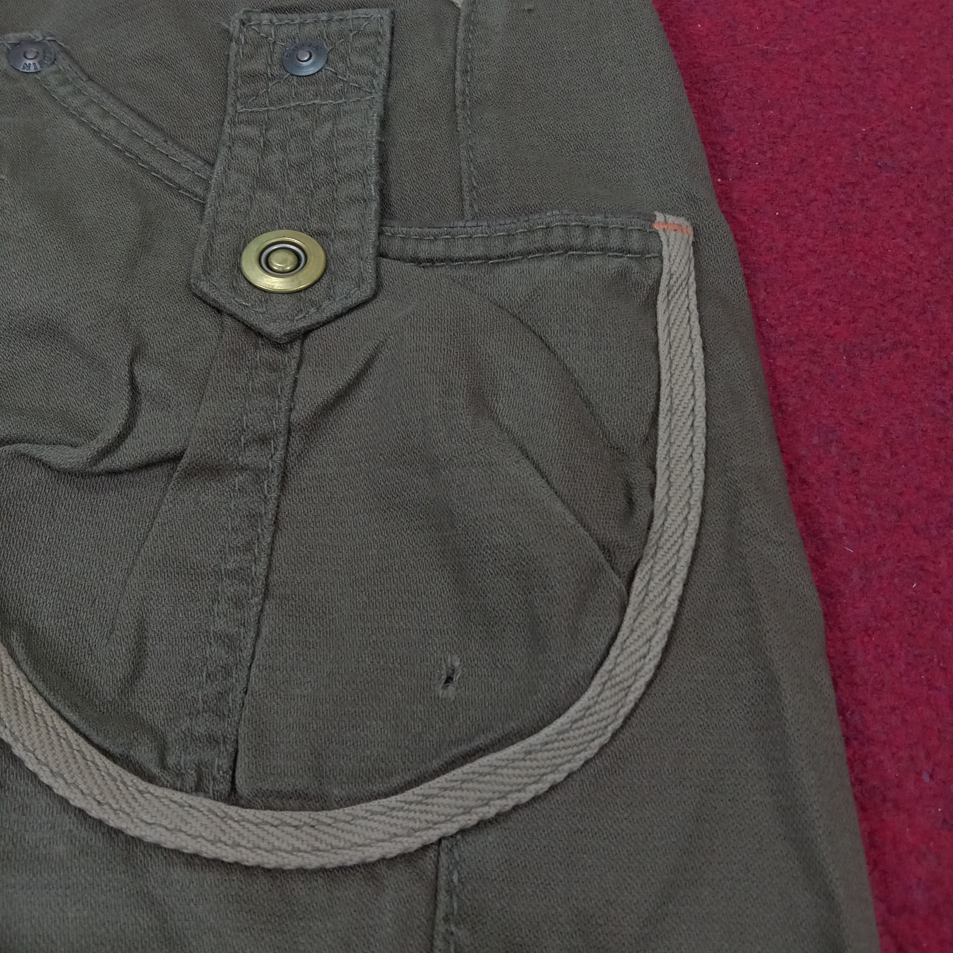 Edwin × Vintage Edwin Streetwear Skater Style Rare Design Pants Size US 33 - 15 Thumbnail