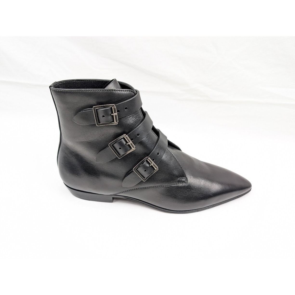 Saint Laurent Paris o1rshd1 Q:5 / Goth 15 Boots in Nero Size US 8 / EU 41 - 1 Thumbnail