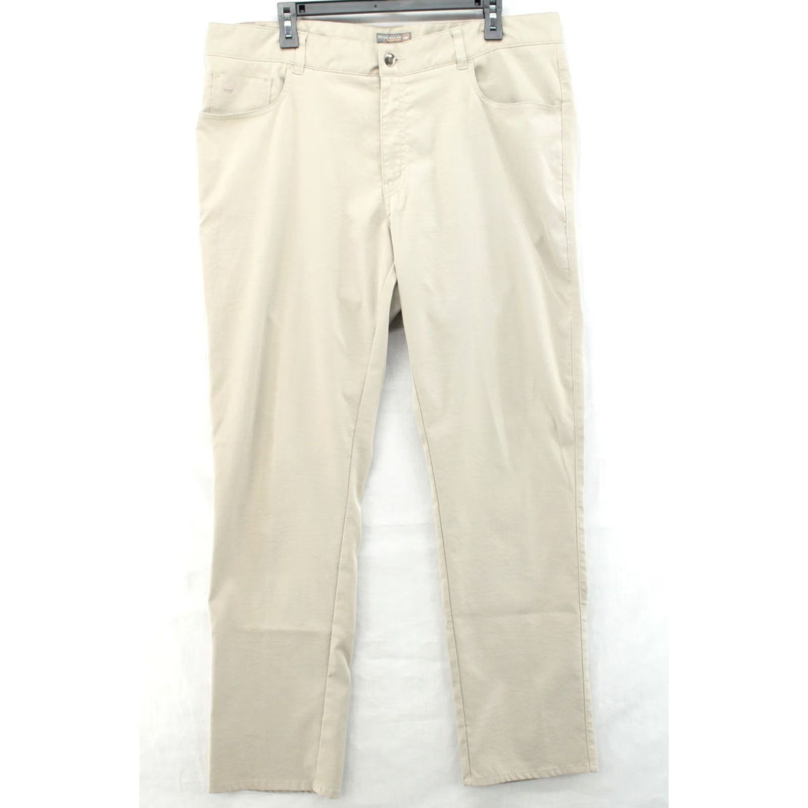 Peter Millar Peter Millar EB66 Crown Sport Pants Mens 38X32 Beige 5-pocket Performance Golf Size US 38 / EU 54 - 2 Thumbnail