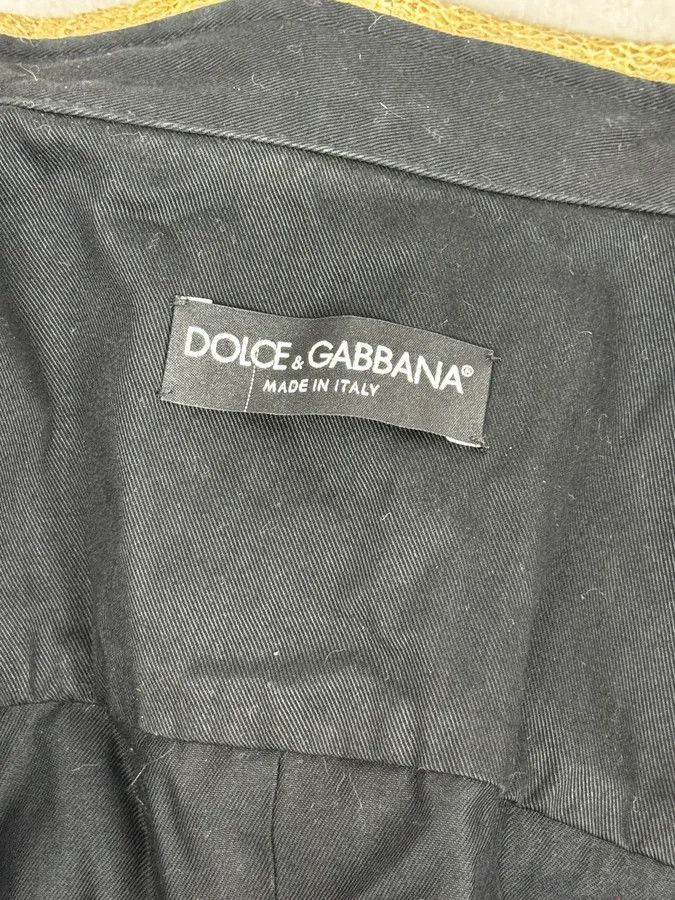 Dolce & Gabbana 2000s Dolce & Gabbana Black Snakeskin Effect Black Jacket Size US M / EU 48-50 / 2 - 10 Thumbnail