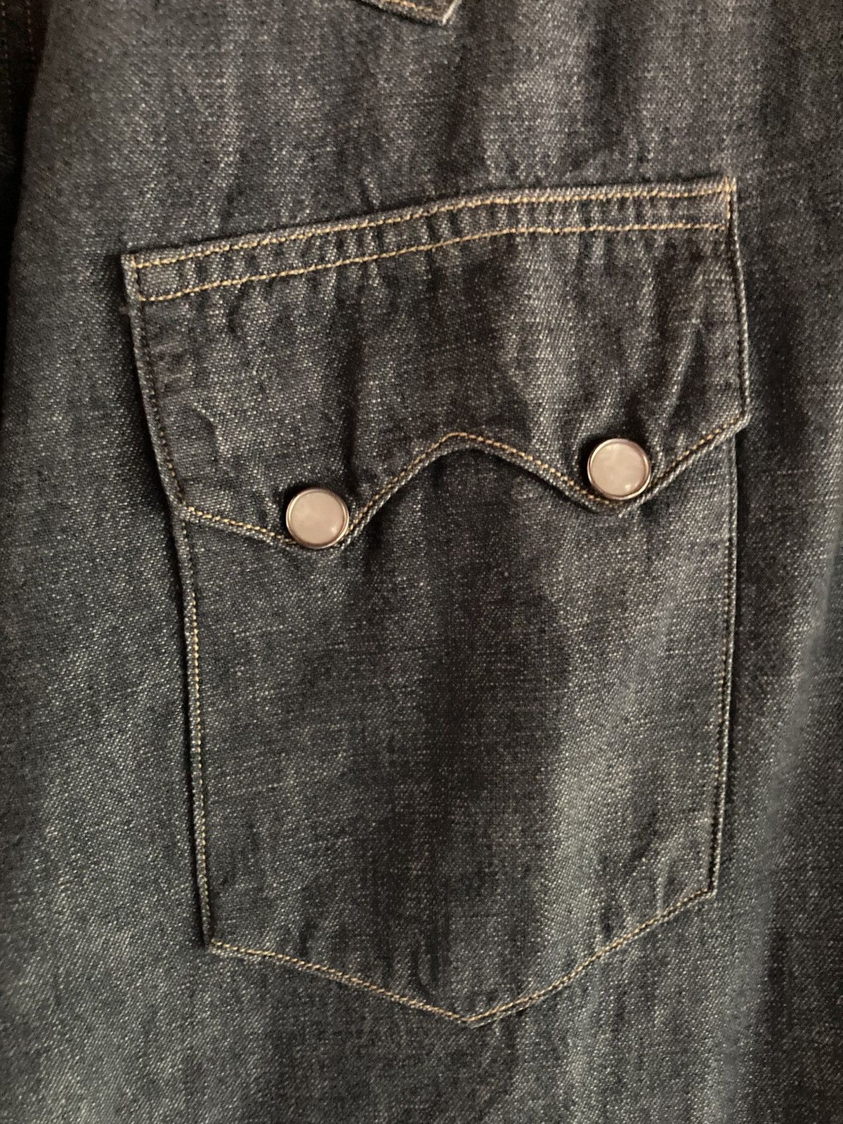 Warehouse & Co. Warehouse & Co Sawtooth Denim Western Shirt Size US M / EU 48-50 / 2 - 5 Thumbnail